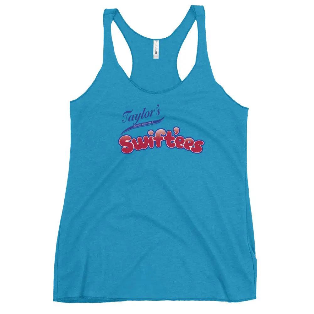 a women's tank top with the words taylor's and sunflowers