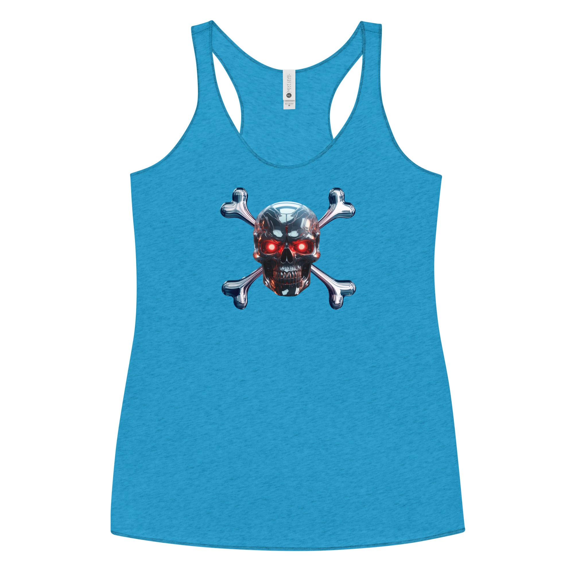 Jolly Roger Terminator Women's Racerback Tank Top