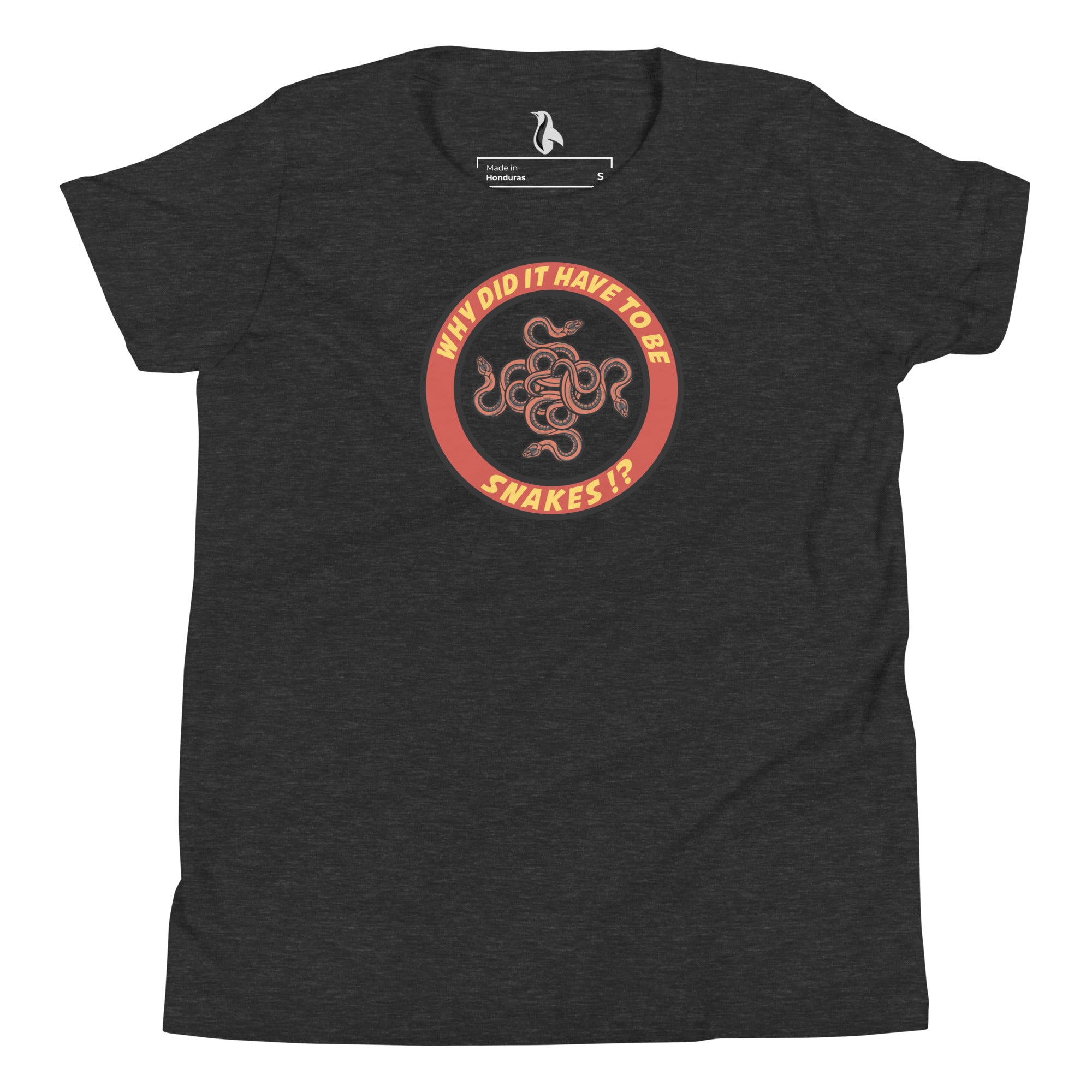 Why Did It Have To Be Snakes? Youth Short Sleeve T-Shirt