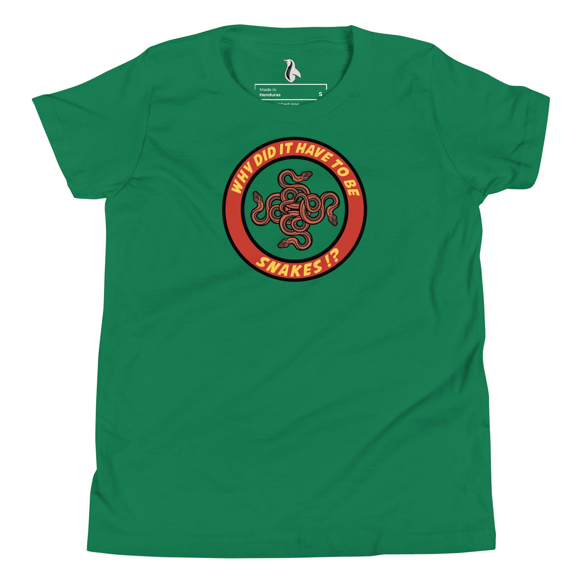 Why Did It Have To Be Snakes? Youth Short Sleeve T-Shirt