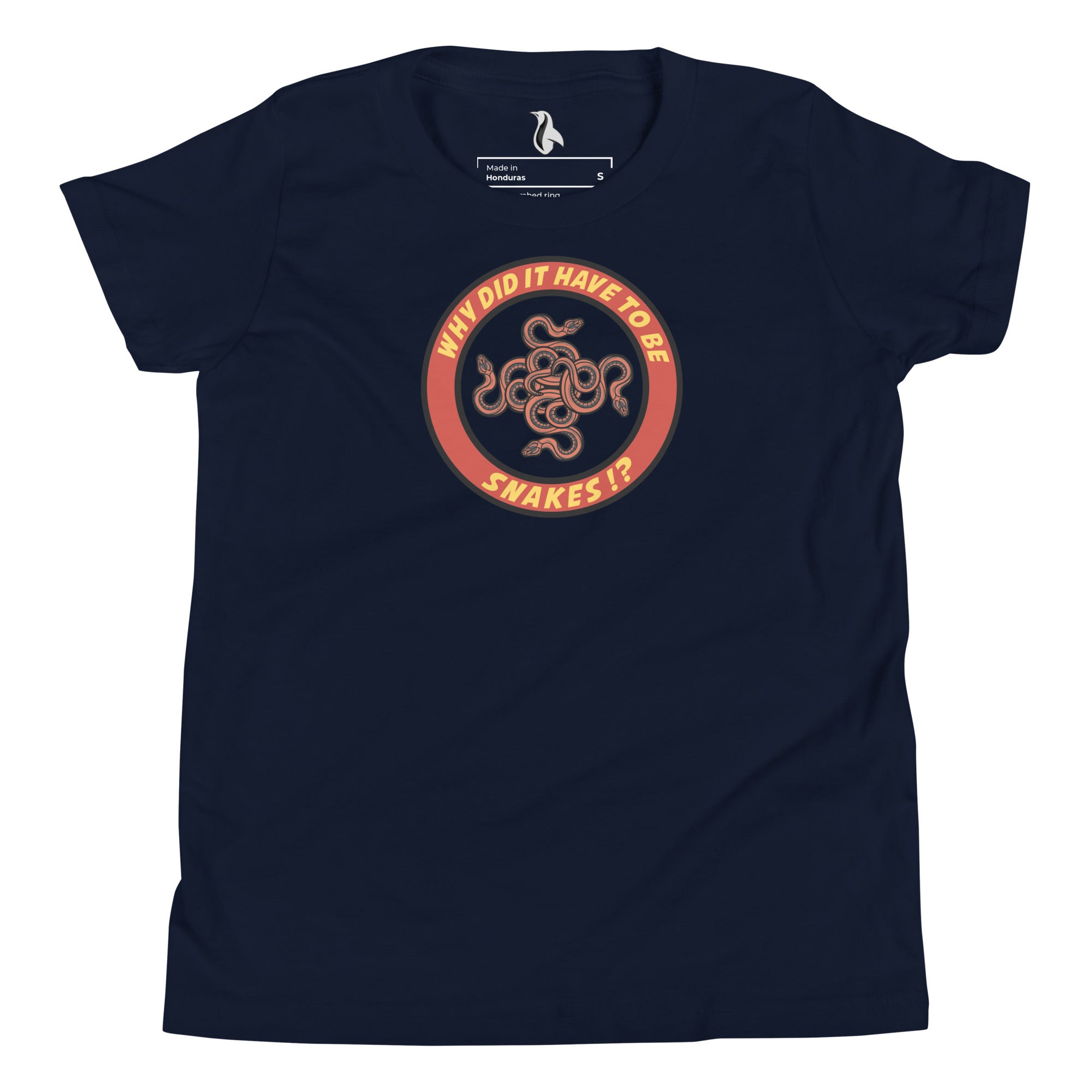 Why Did It Have To Be Snakes? Youth Short Sleeve T-Shirt