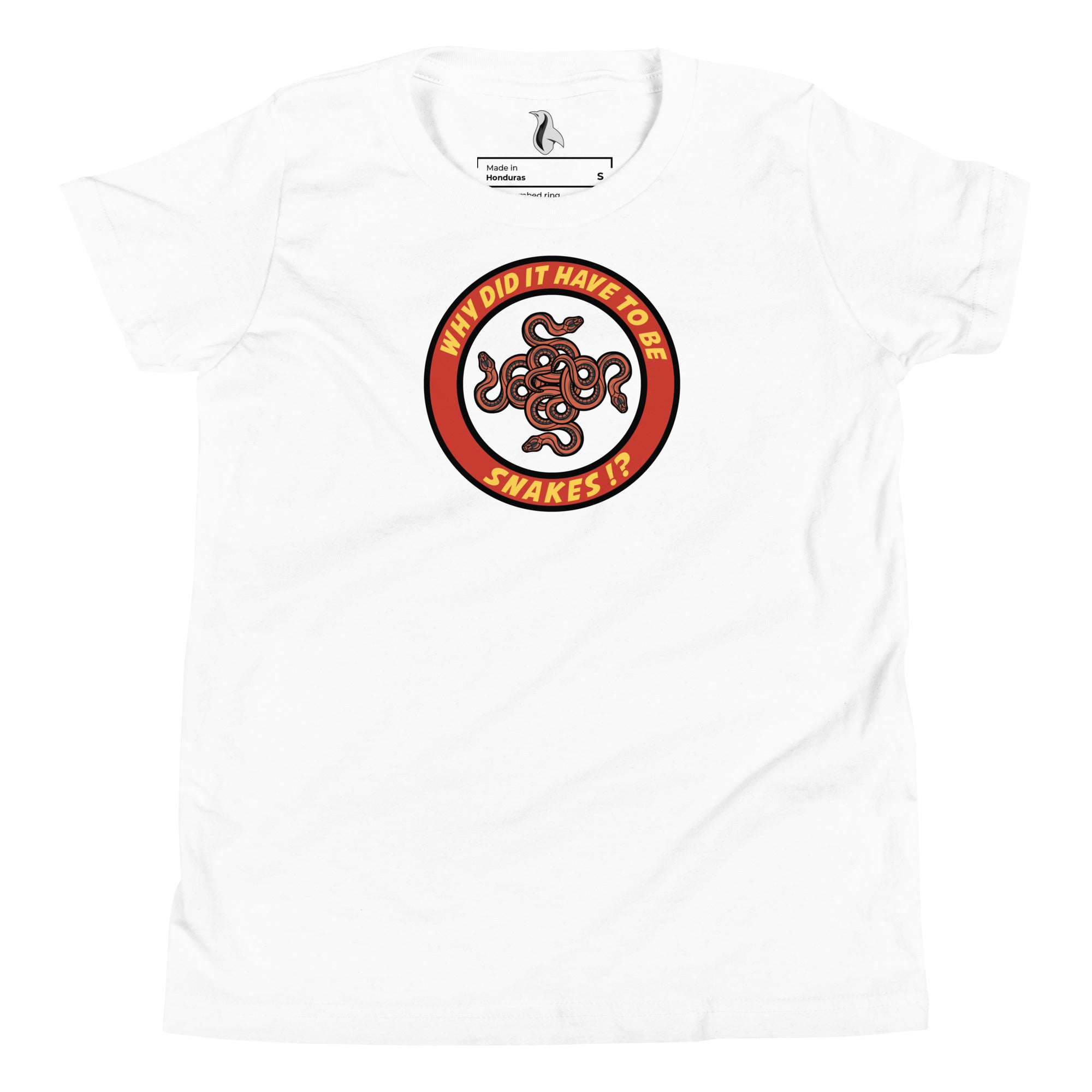 Why Did It Have To Be Snakes? Youth Short Sleeve T-Shirt