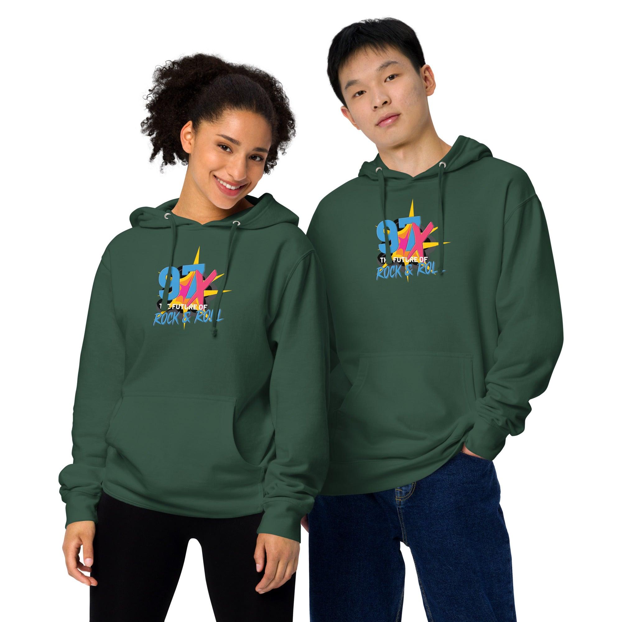 97x The Future Of Rock n Roll Unisex midweight hoodie VAWDesigns