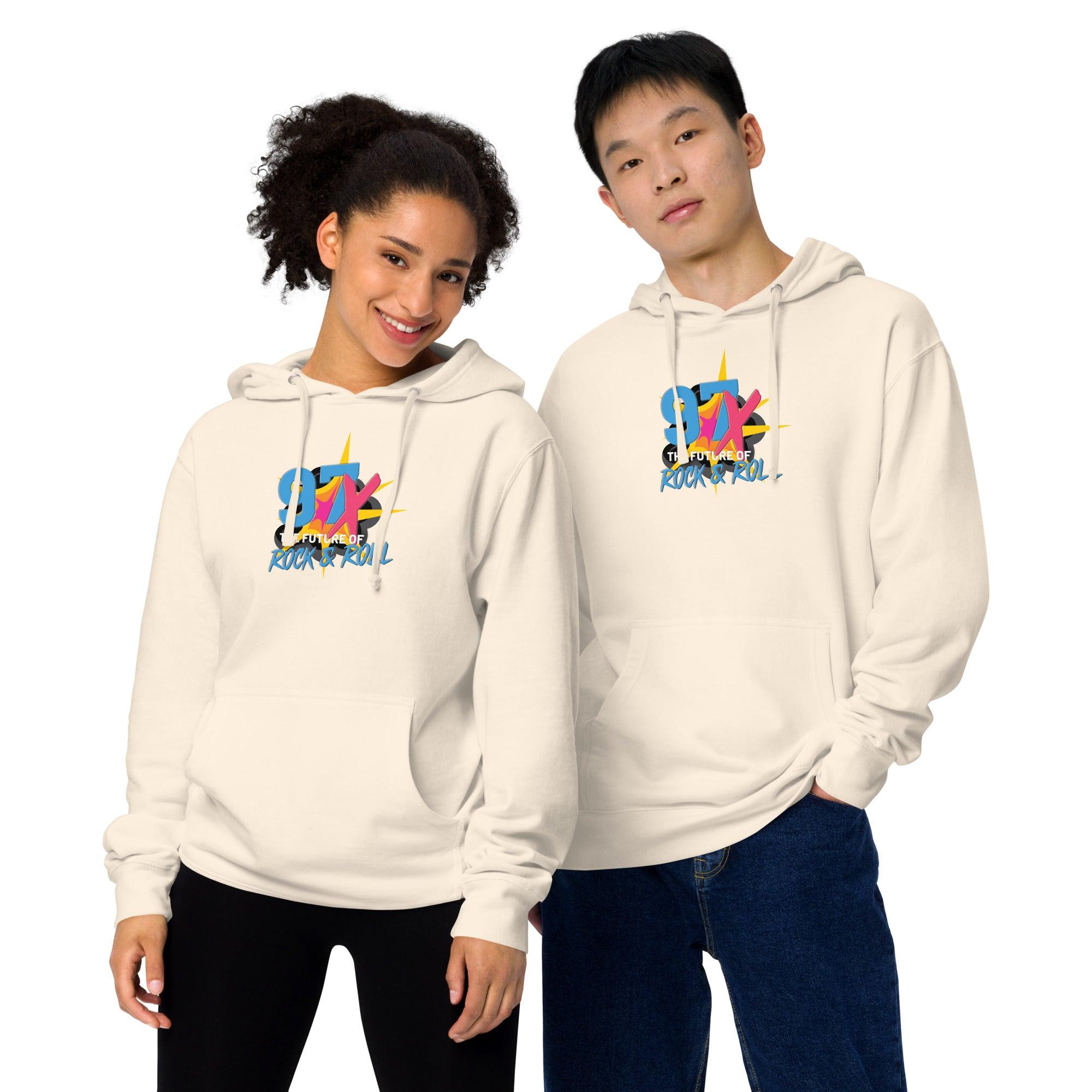 97x The Future Of Rock n Roll Unisex midweight hoodie VAWDesigns