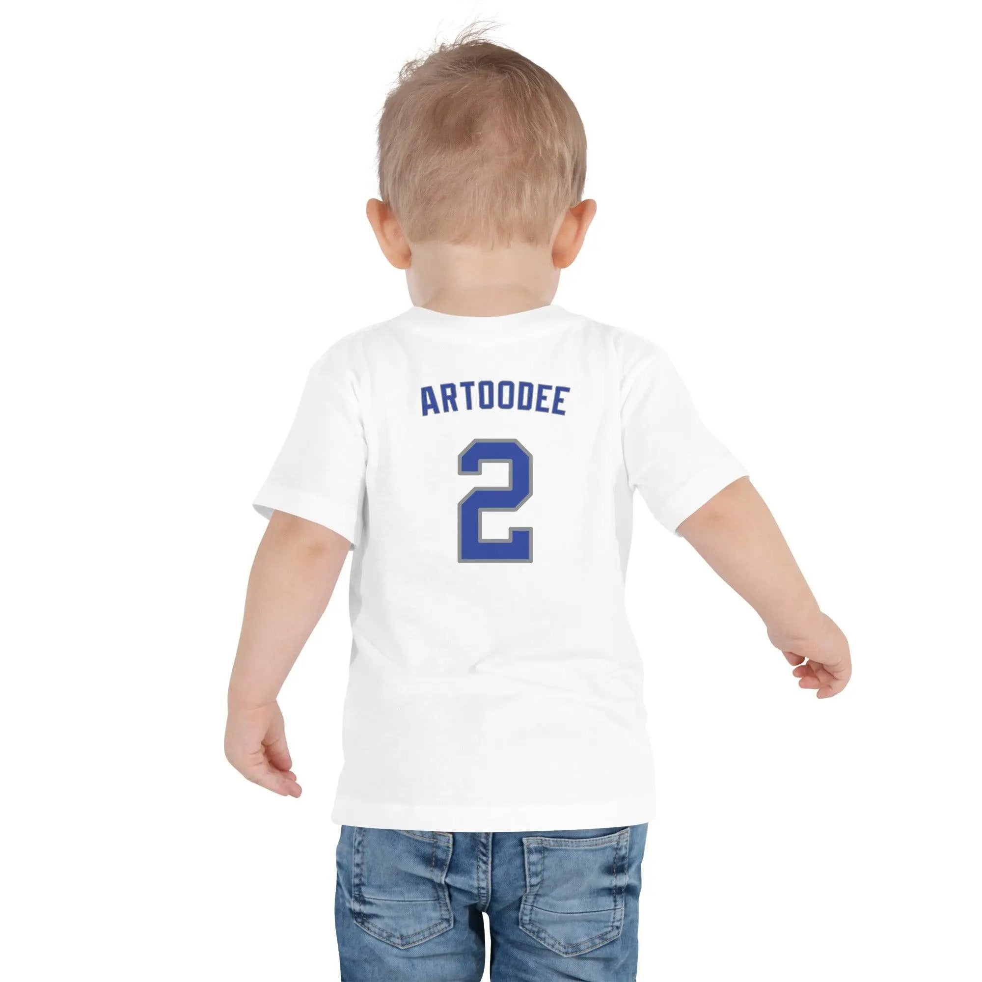 Artoodee #2 Toddler Short Sleeve Tee VAWDesigns