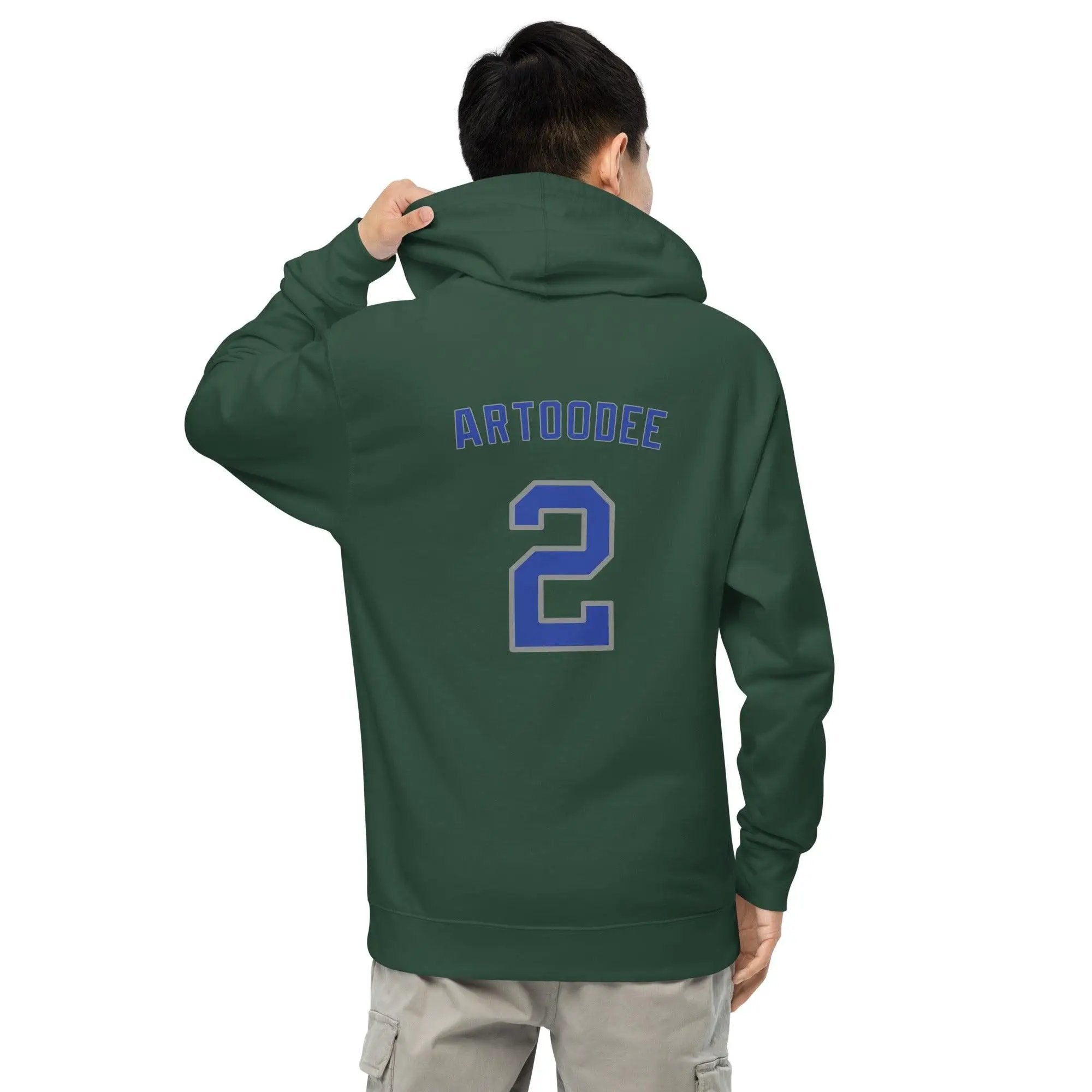 Artoodee #2 Unisex midweight hoodie VAWDesigns
