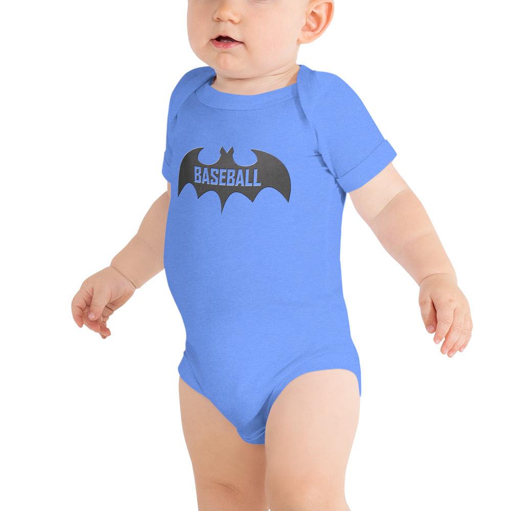 Baseball Bat Baby short sleeve one piece VAWDesigns