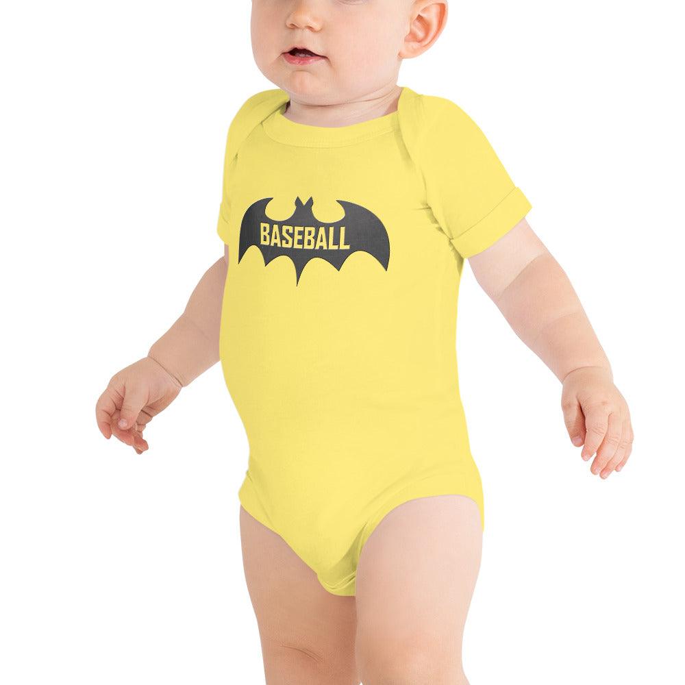 Baseball Bat Baby short sleeve one piece VAWDesigns