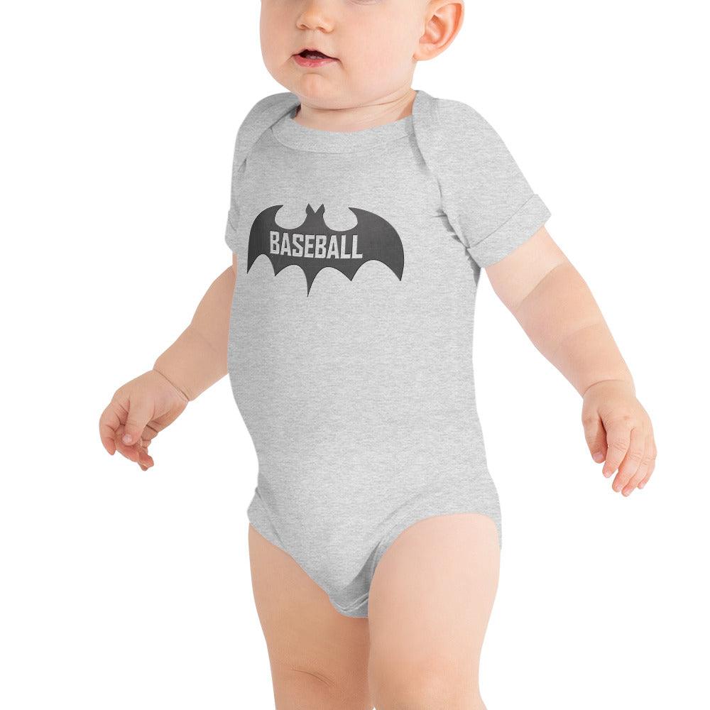Baseball Bat Baby short sleeve one piece VAWDesigns