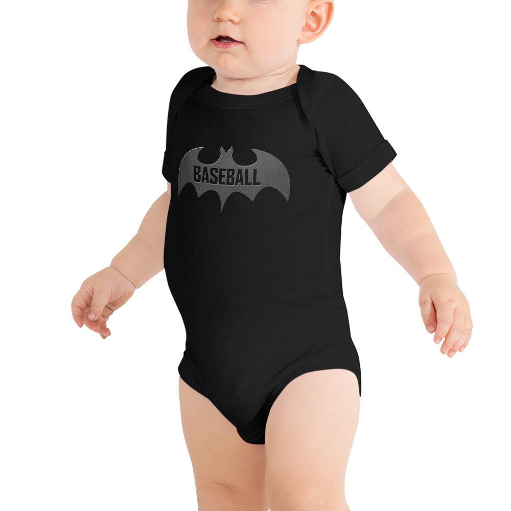 Baseball Bat Baby short sleeve one piece VAWDesigns