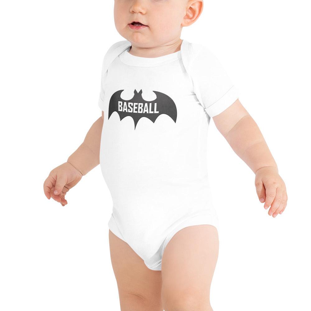 Baseball Bat Baby short sleeve one piece VAWDesigns