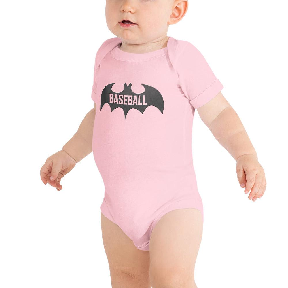 Baseball Bat Baby short sleeve one piece VAWDesigns