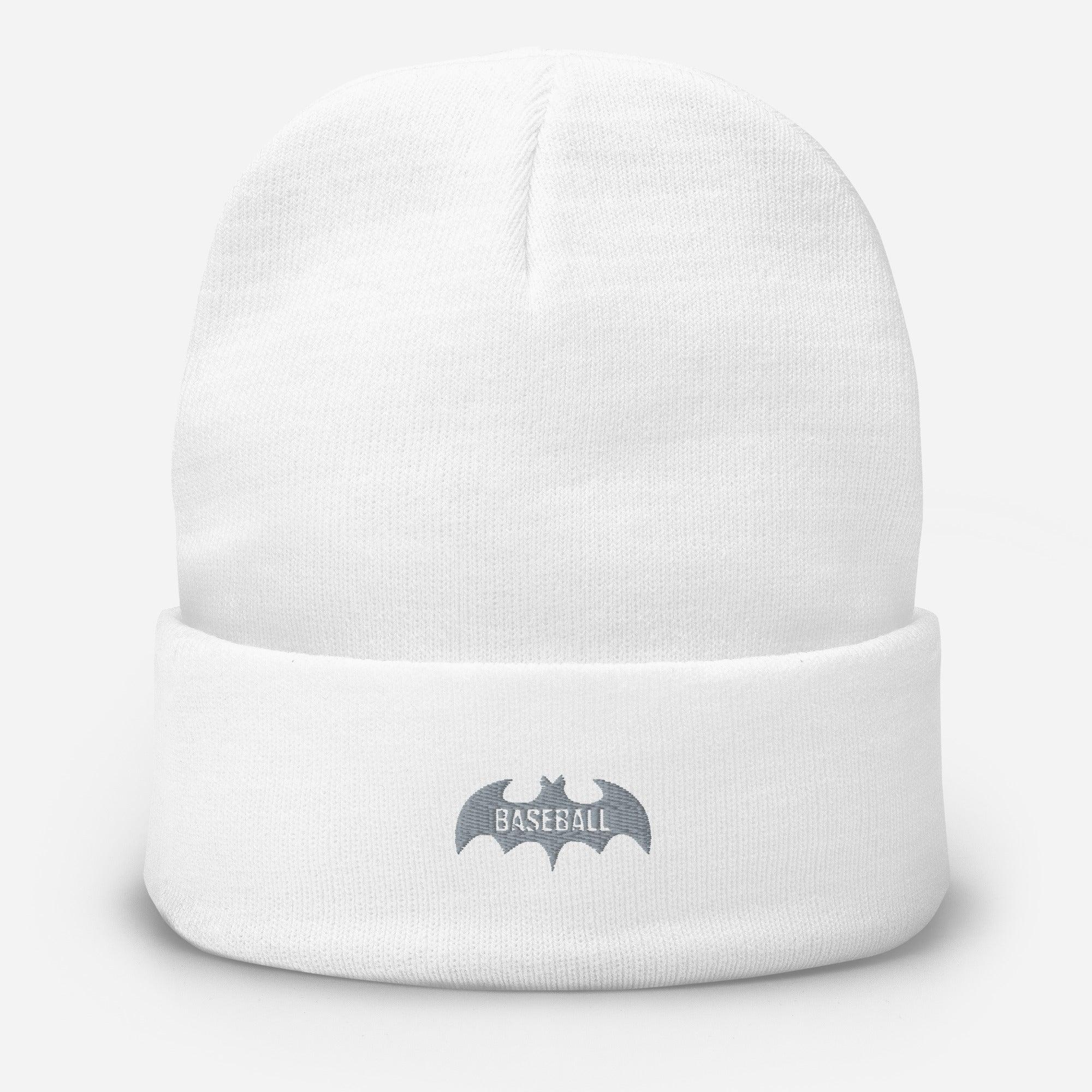 Baseball Bat Embroidered Beanie VAWDesigns