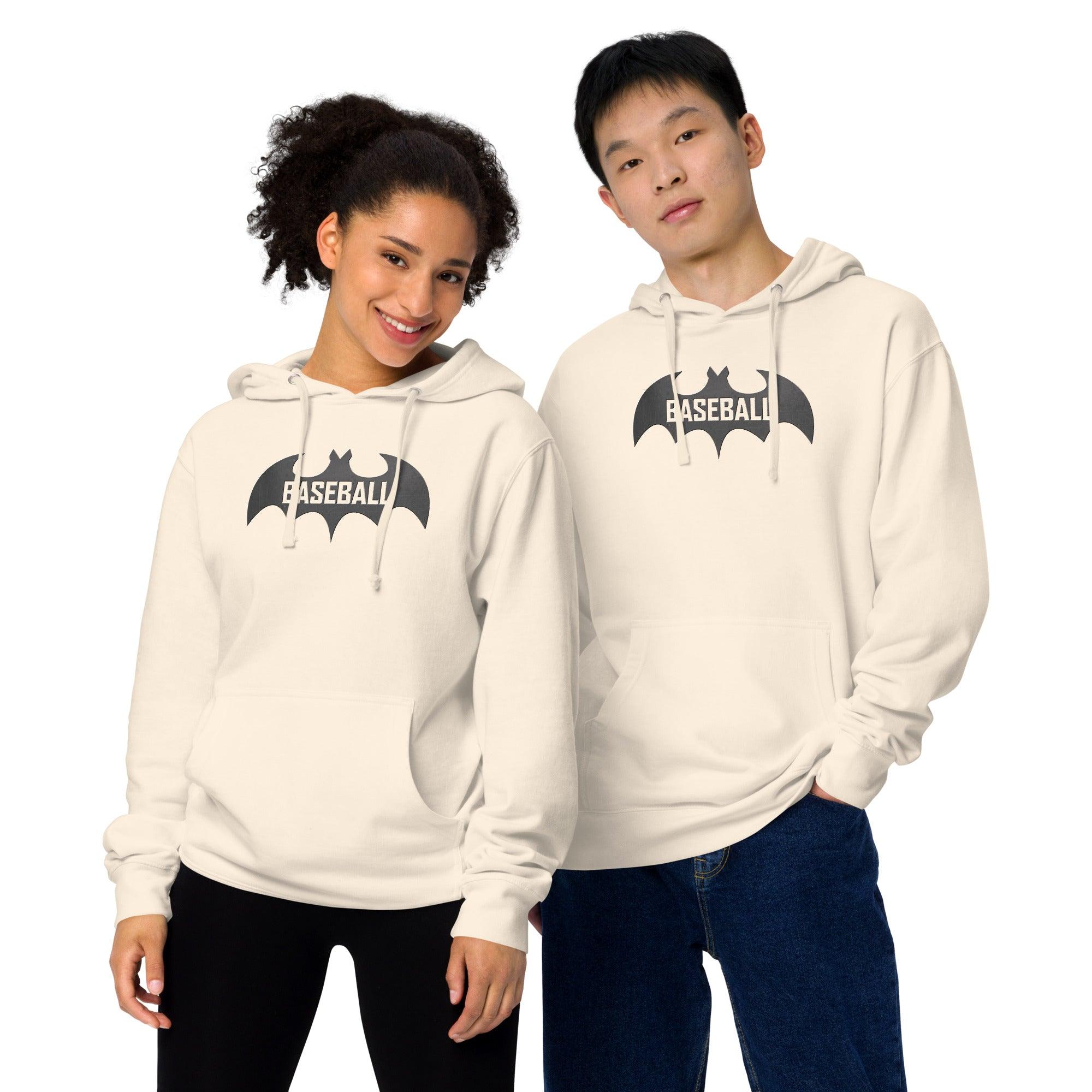 Baseball Bat Unisex midweight hoodie VAWDesigns