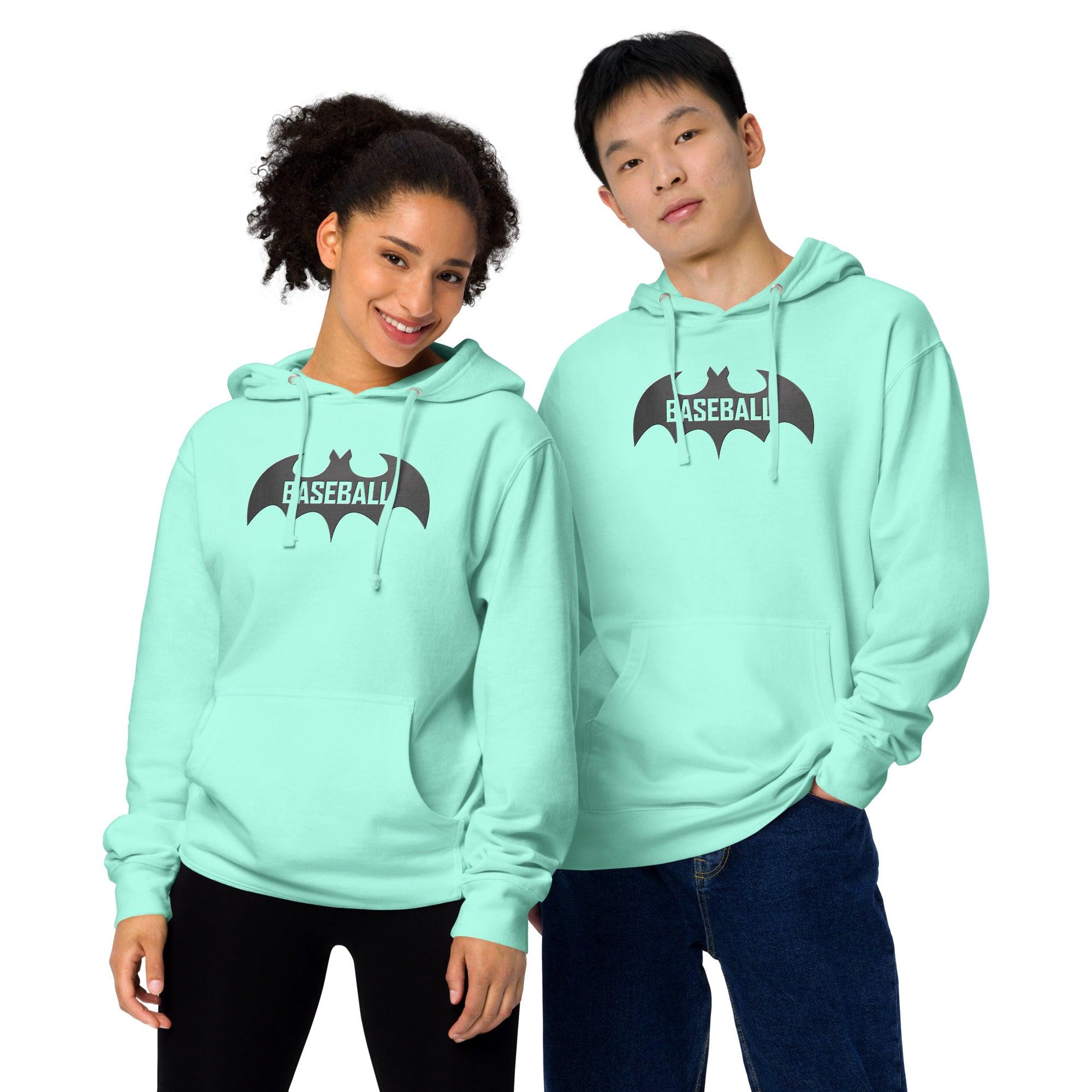 Baseball Bat Unisex midweight hoodie VAWDesigns