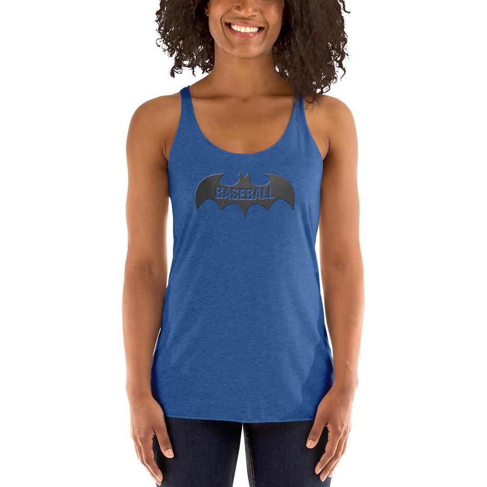 Baseball Bat Women's Racerback Tank VAWDesigns