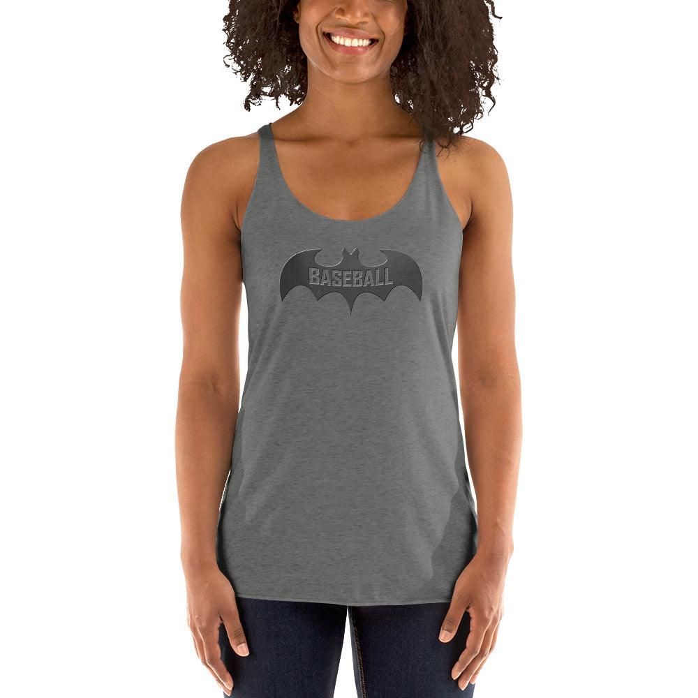 Baseball Bat Women's Racerback Tank VAWDesigns
