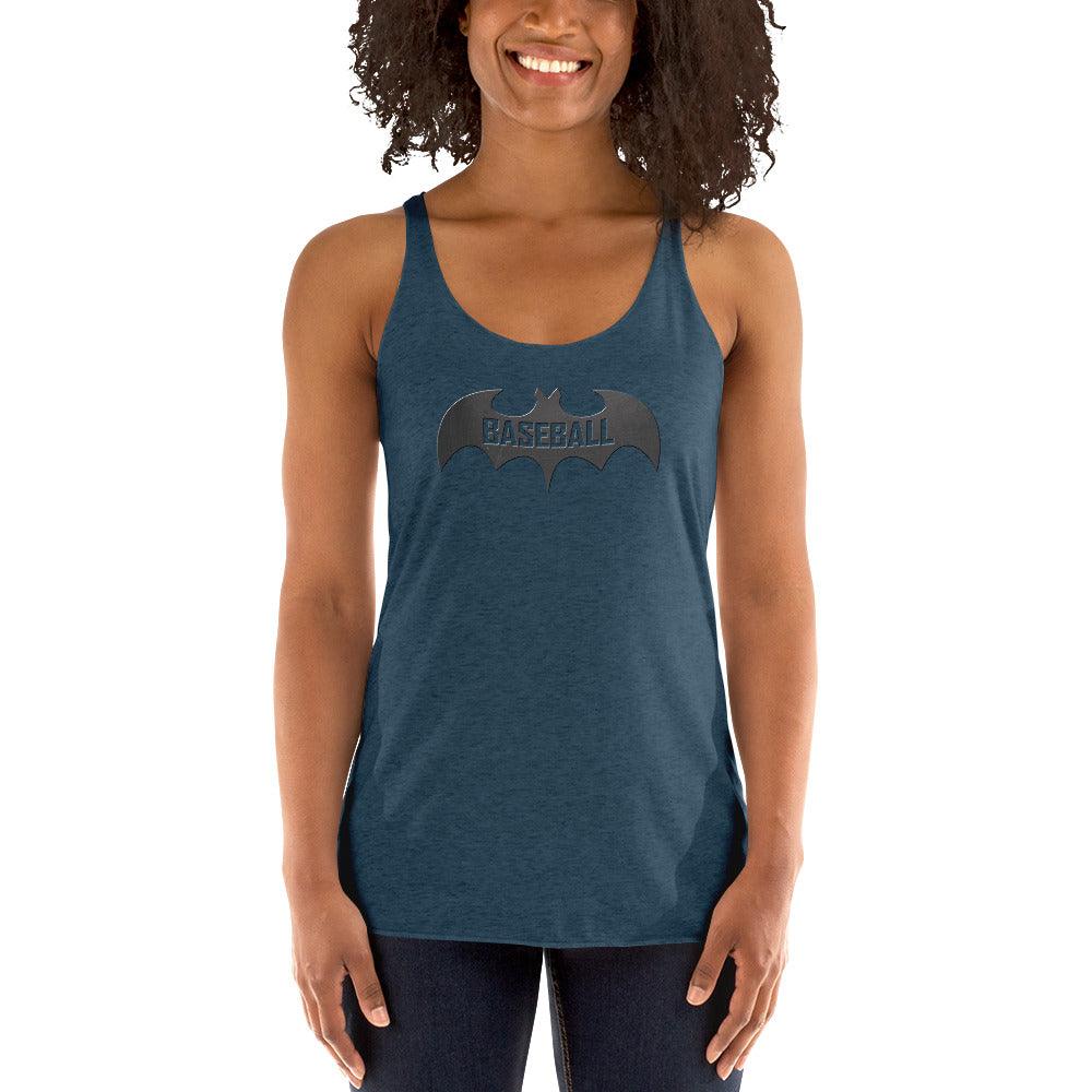 Baseball Bat Women's Racerback Tank VAWDesigns