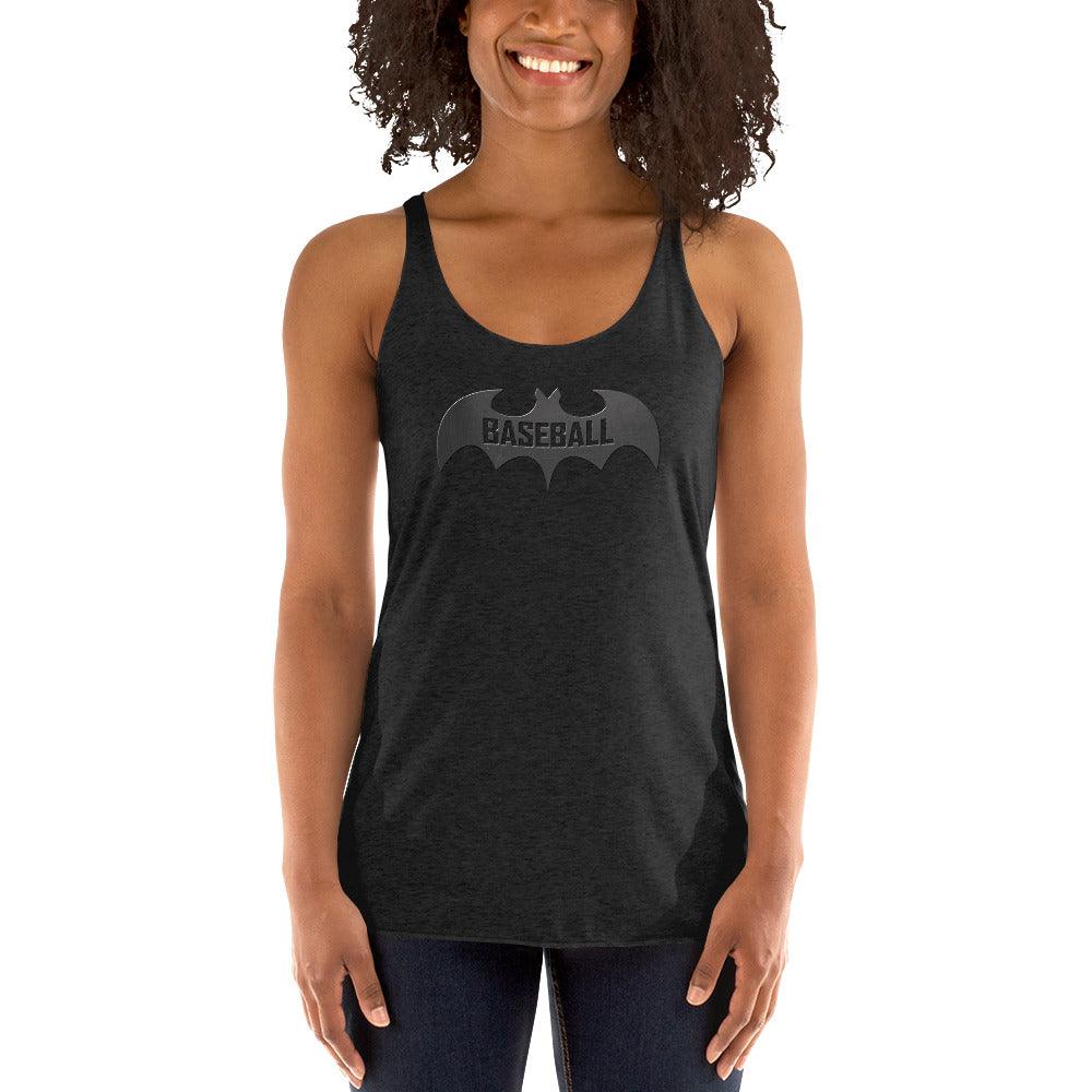 Baseball Bat Women's Racerback Tank VAWDesigns