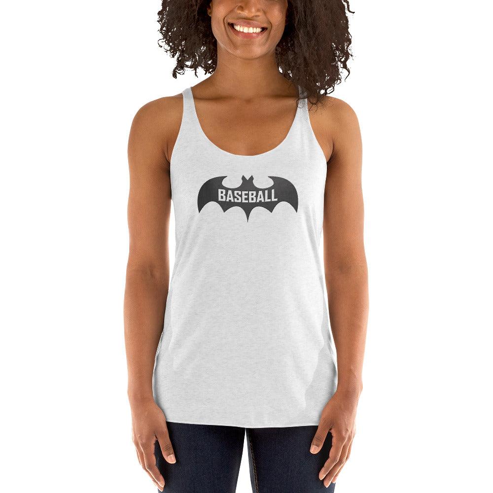Baseball Bat Women's Racerback Tank VAWDesigns