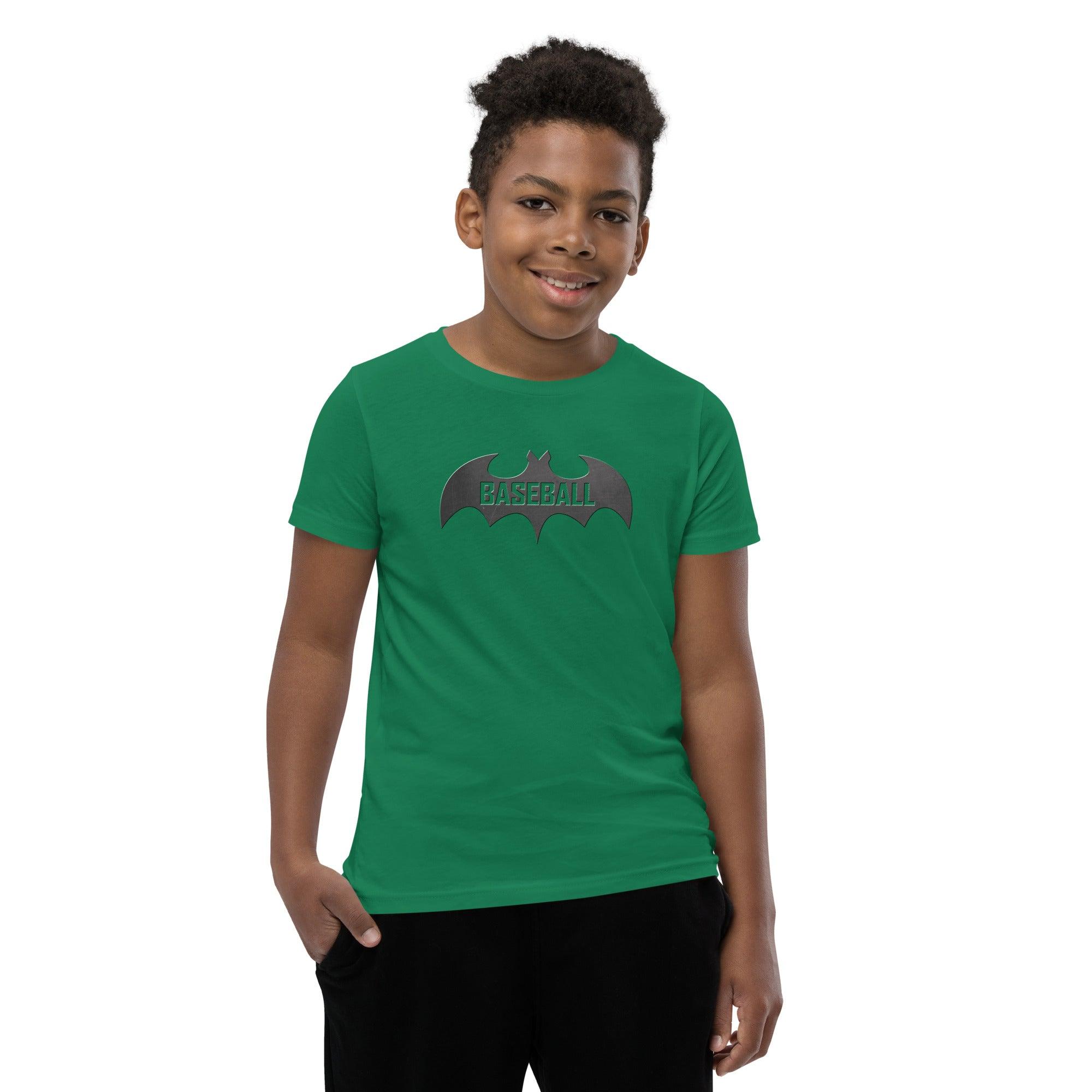 Baseball Bat Youth Short Sleeve T-Shirt VAWDesigns