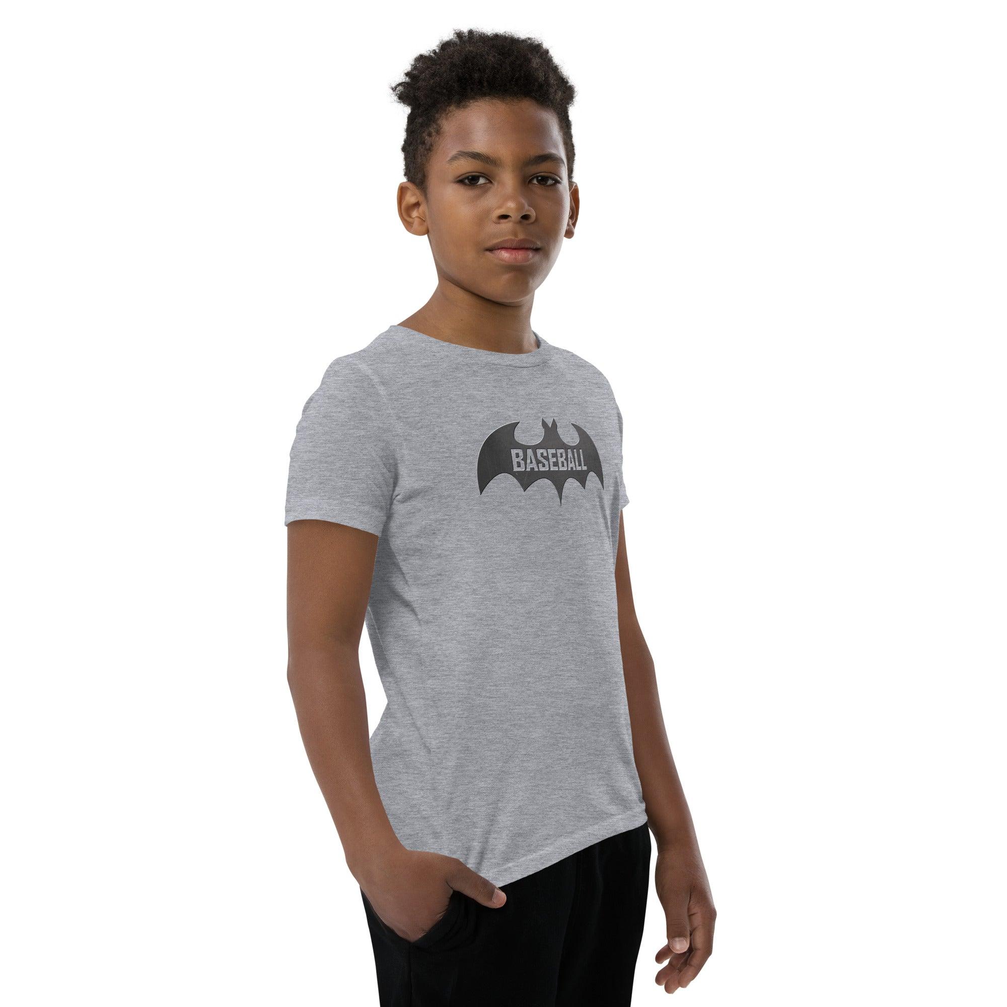 Baseball Bat Youth Short Sleeve T-Shirt VAWDesigns