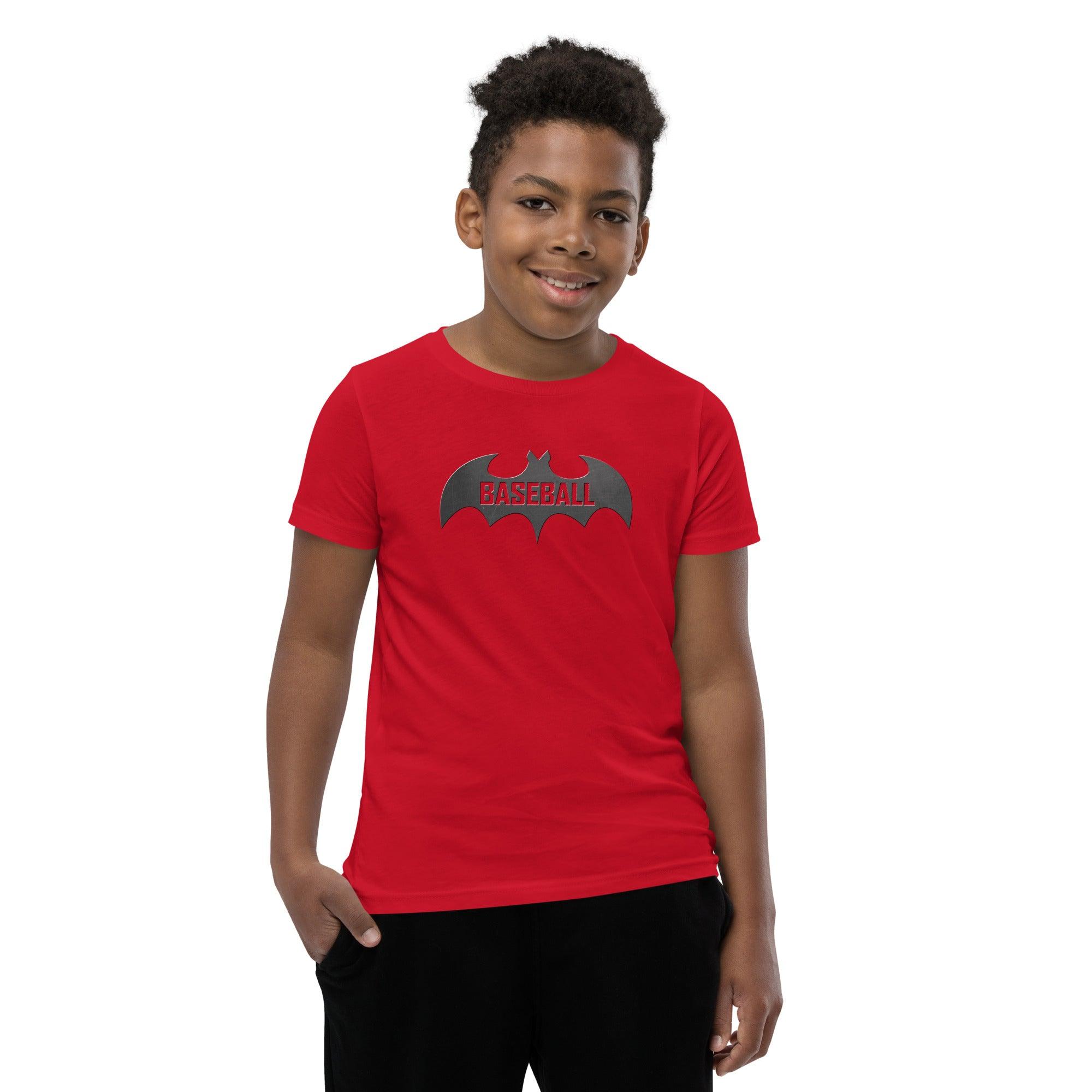 Baseball Bat Youth Short Sleeve T-Shirt VAWDesigns