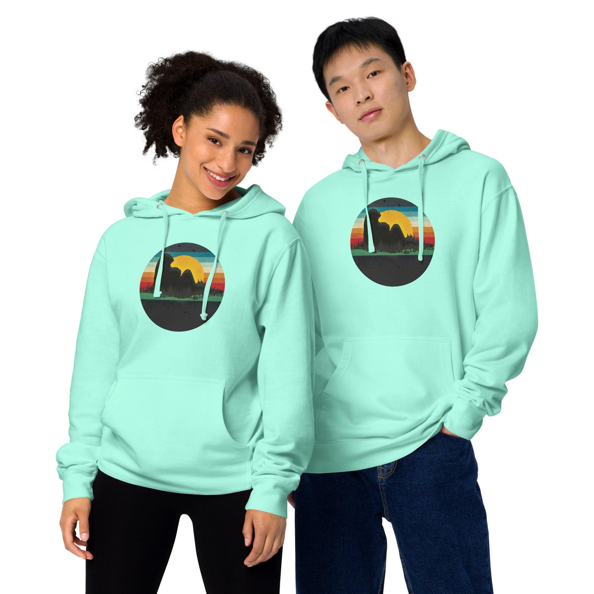Beautiful Landscape Unisex midweight hoodie VAWDesigns