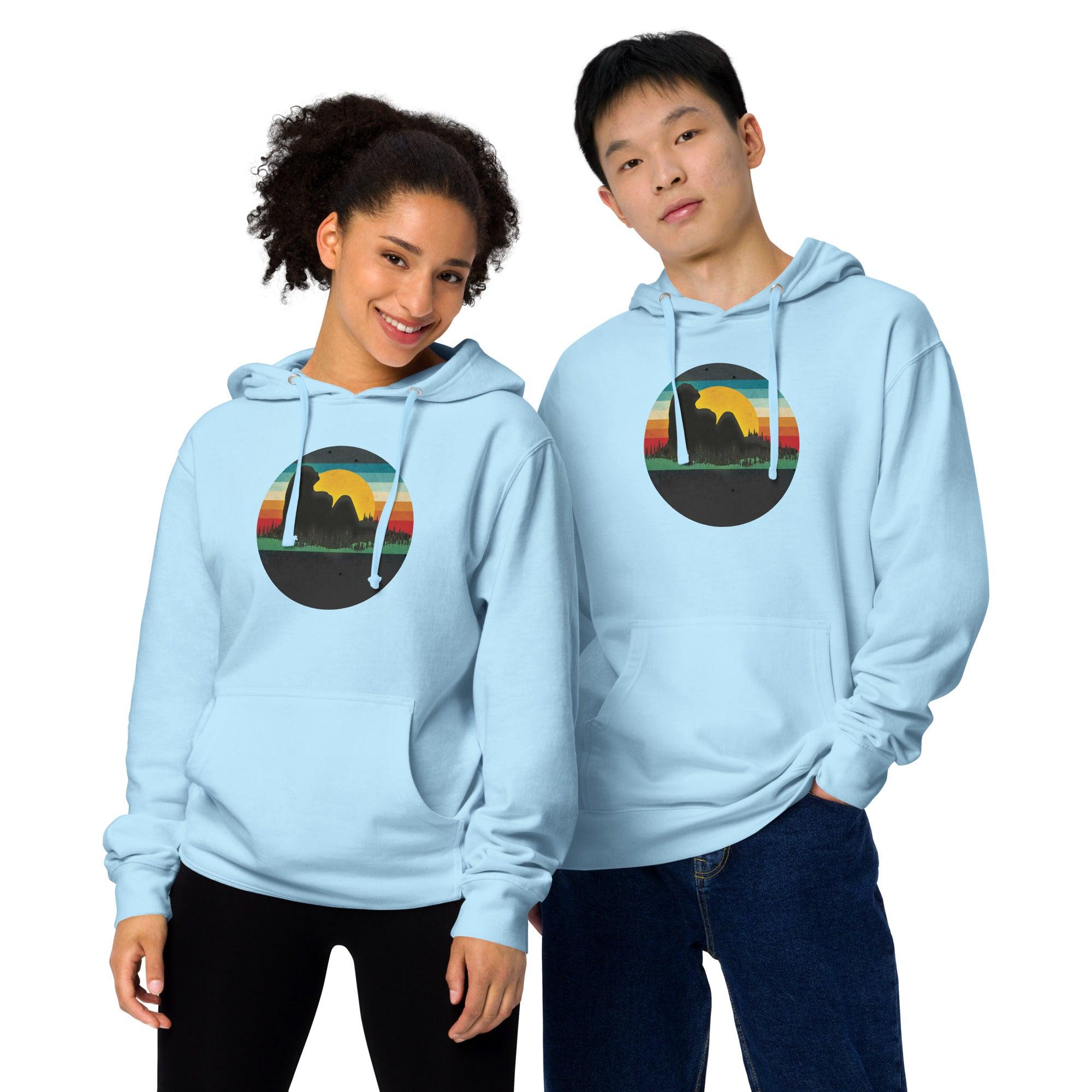 Beautiful Landscape Unisex midweight hoodie VAWDesigns