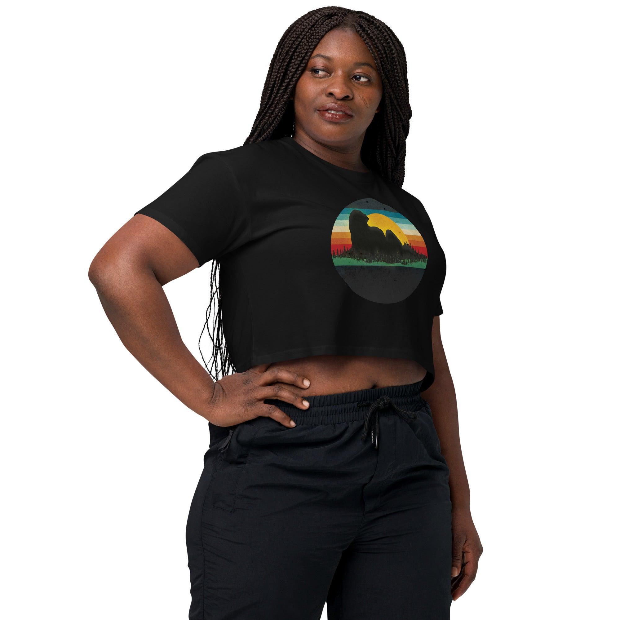 Beautiful Landscape Women’s crop top VAWDesigns