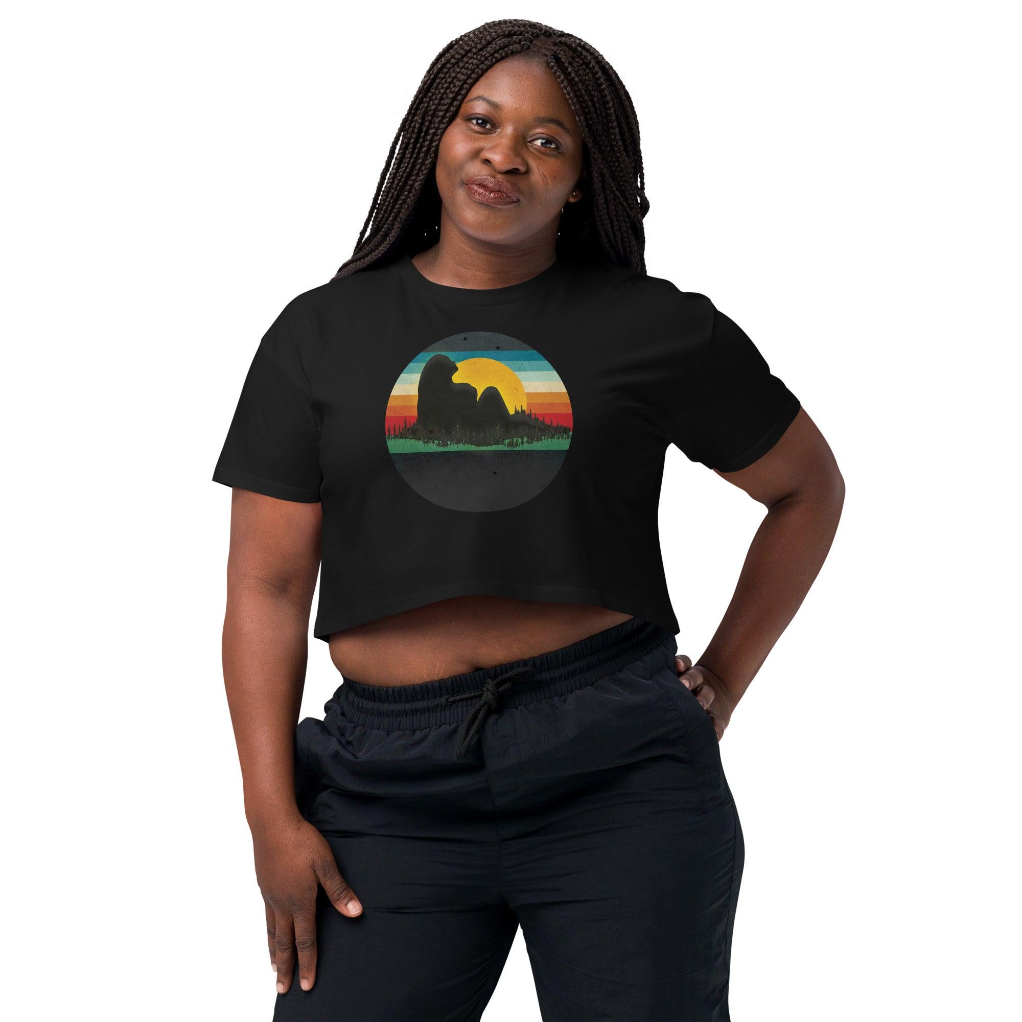 Beautiful Landscape Women’s crop top VAWDesigns