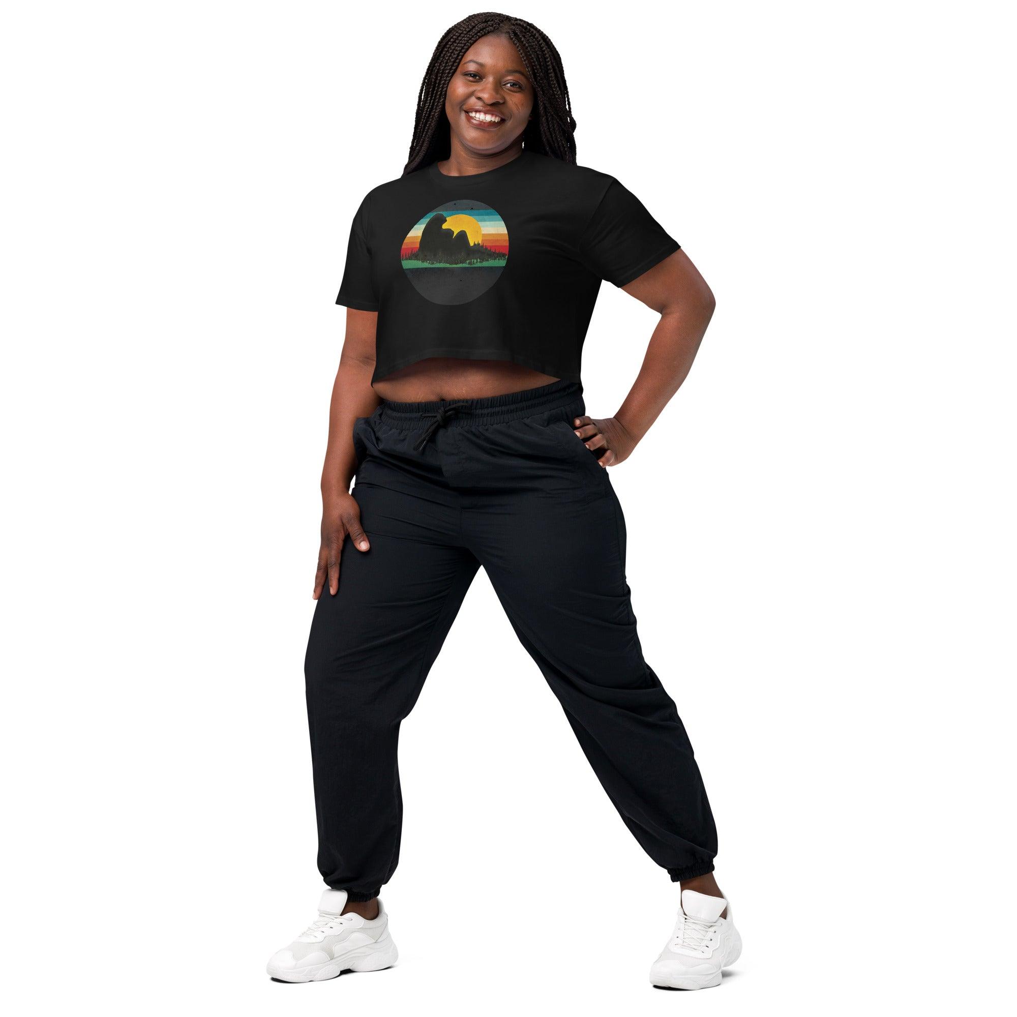 Beautiful Landscape Women’s crop top VAWDesigns
