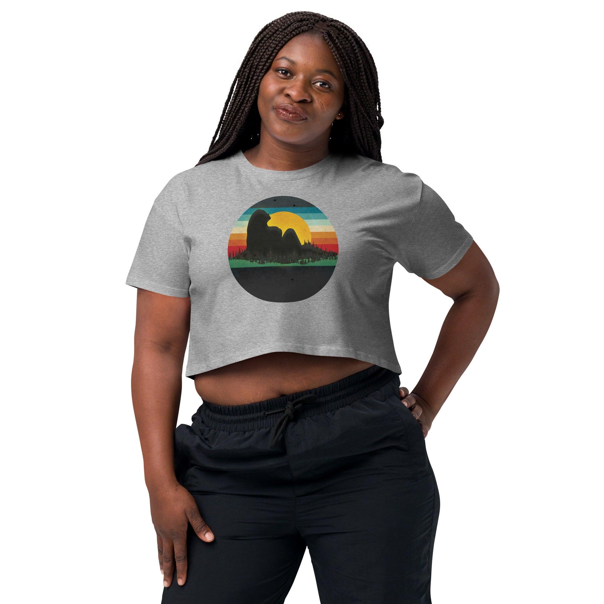 Beautiful Landscape Women’s crop top VAWDesigns