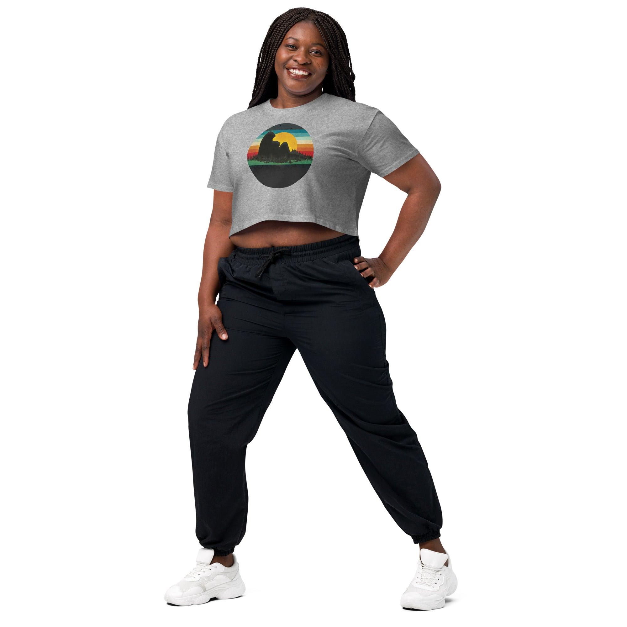 Beautiful Landscape Women’s crop top VAWDesigns