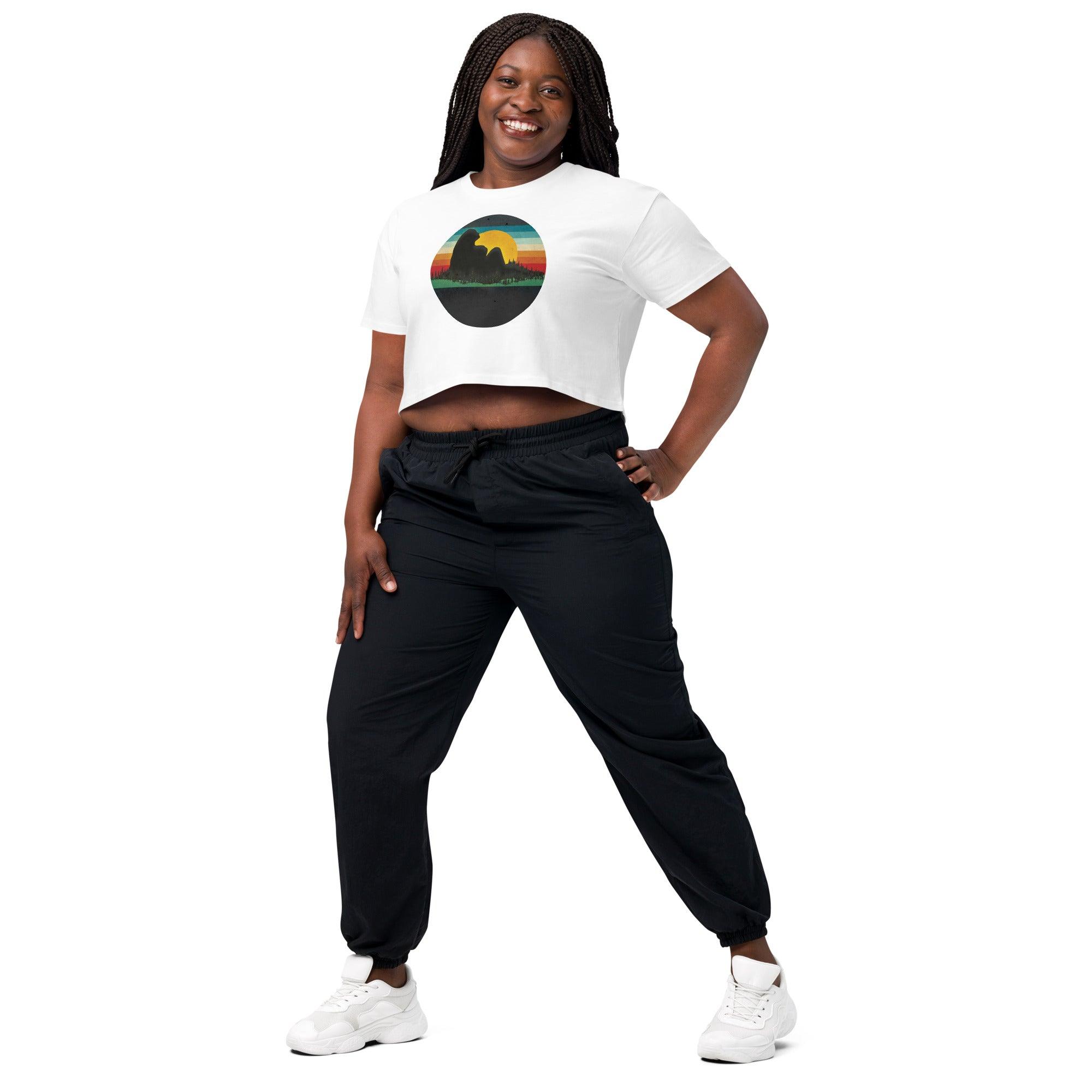 Beautiful Landscape Women’s crop top VAWDesigns