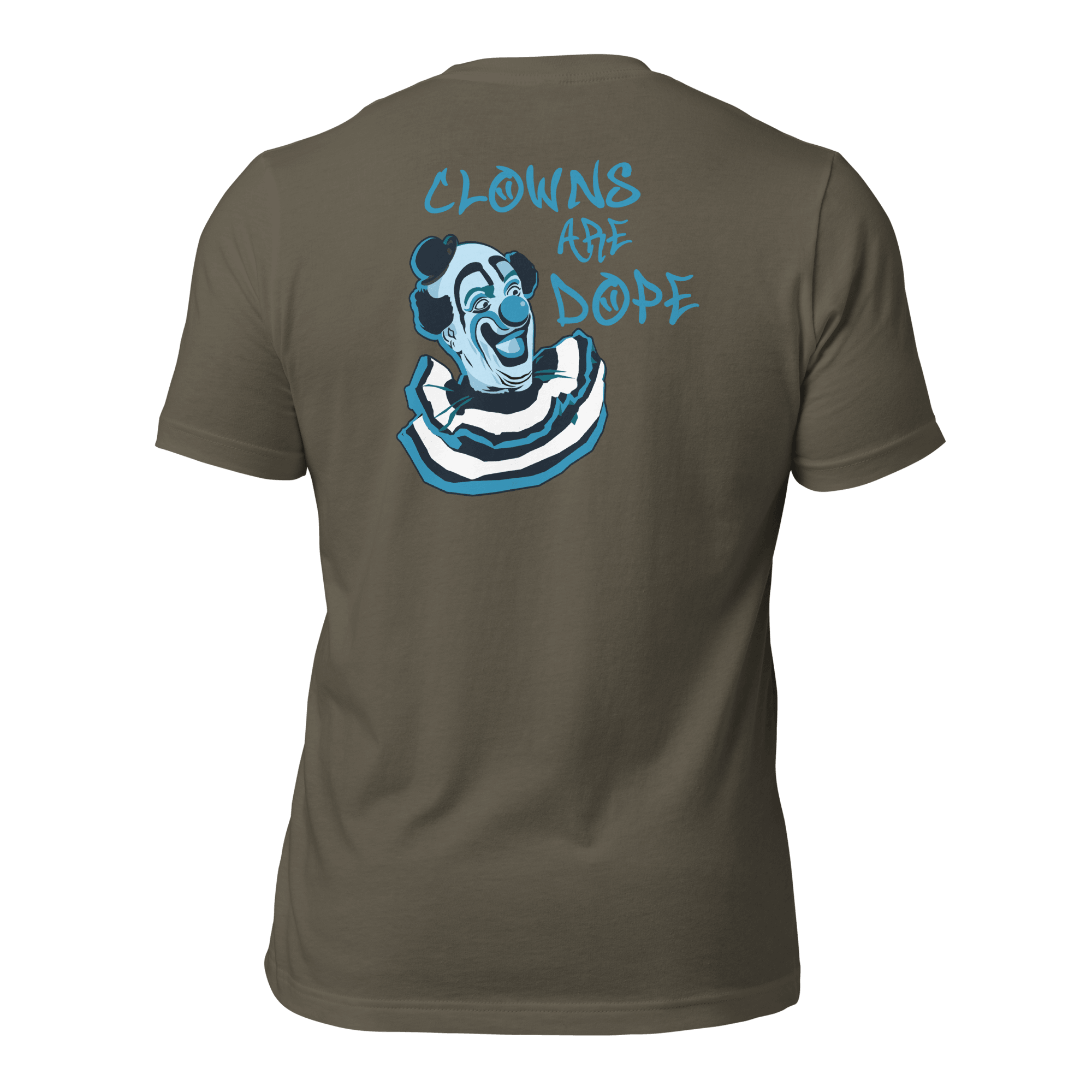 Clowns Are Dope Unisex (BACK) t-shirt VAWDesigns