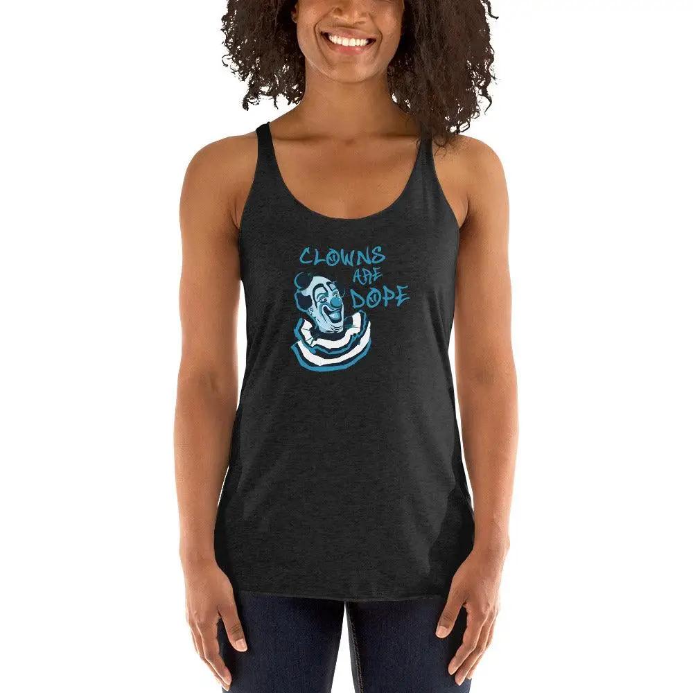 Clowns Are Dope Women's Racerback Tank VAWDesigns