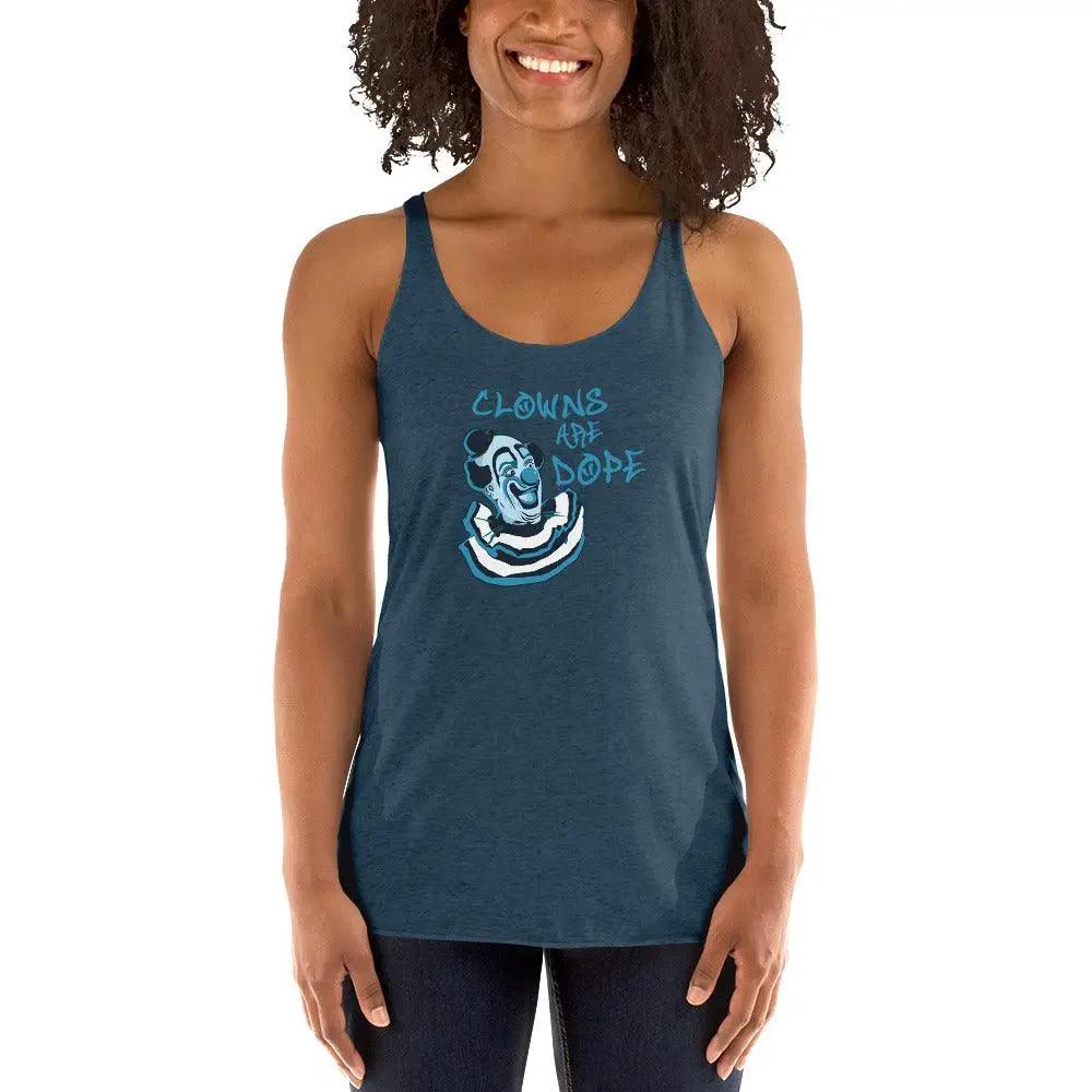 Clowns Are Dope Women's Racerback Tank VAWDesigns