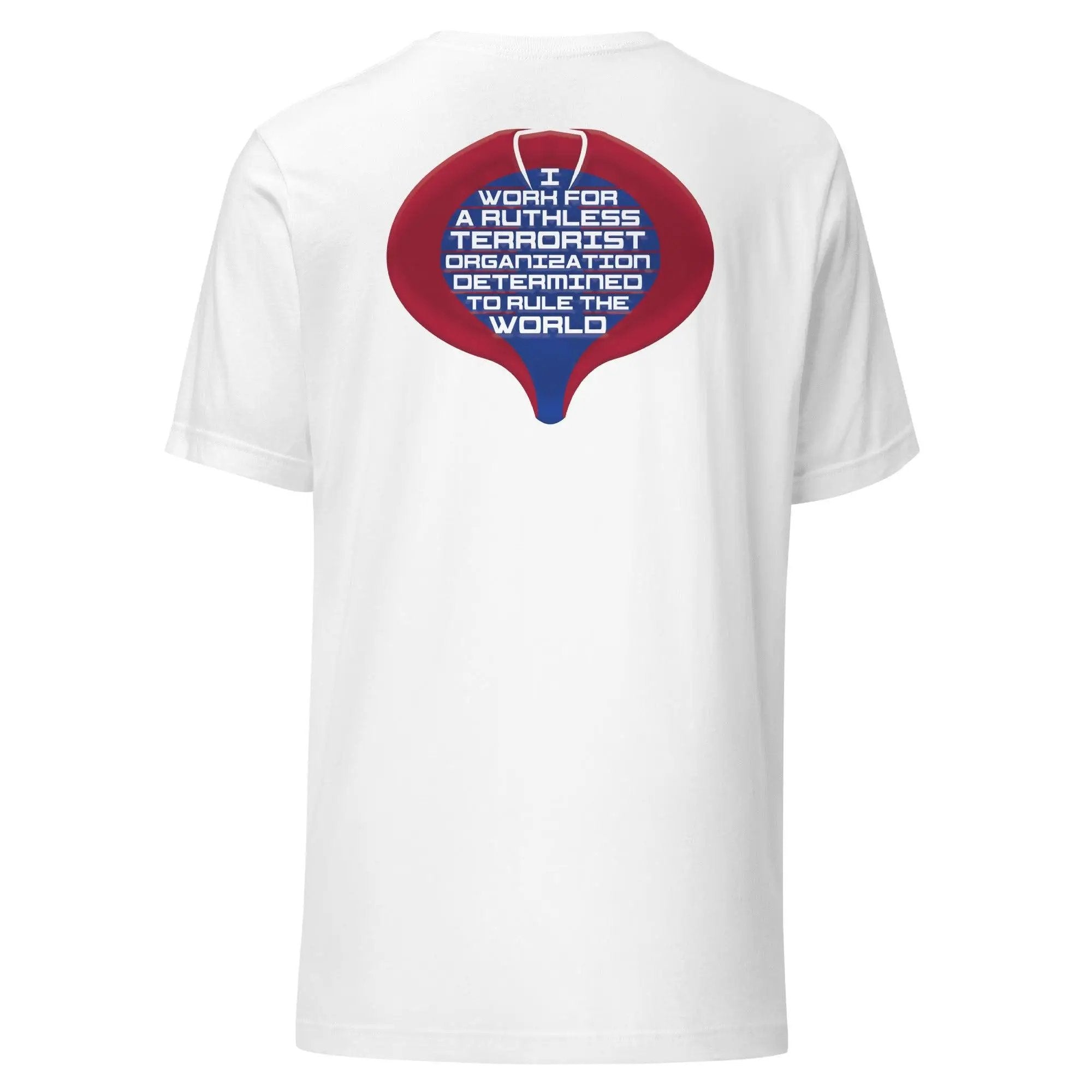Cobra Work Shirt Unisex (Back) T-shirt VAWDesigns