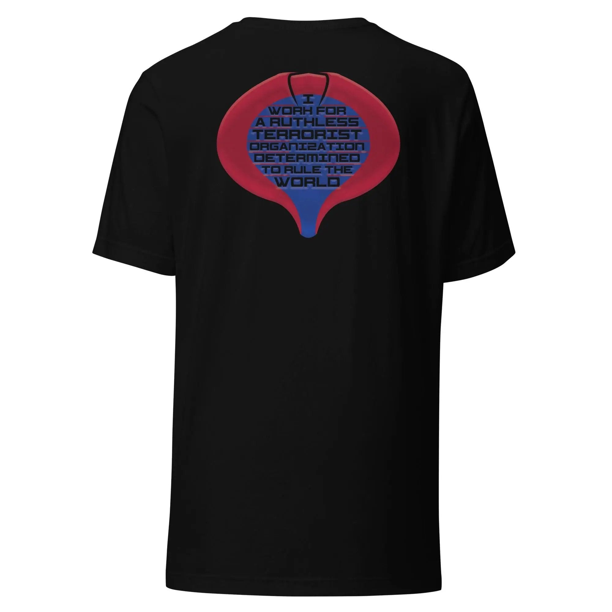 Cobra Work Shirt Unisex (Back) T-shirt VAWDesigns