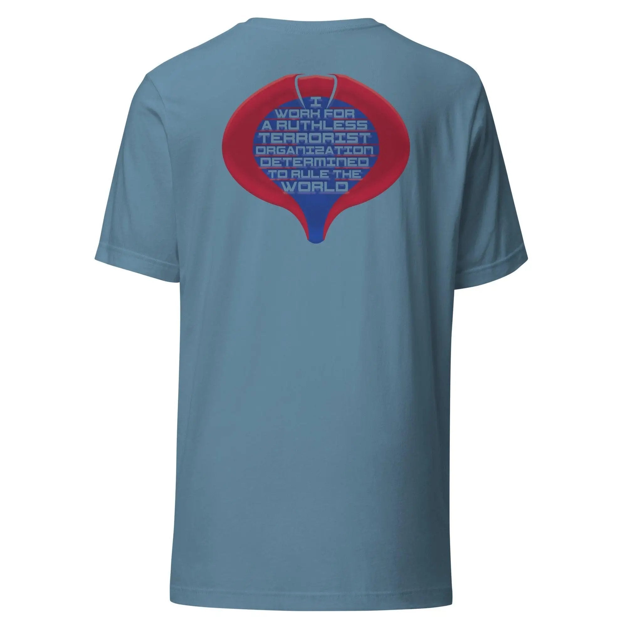 Cobra Work Shirt Unisex (Back) T-shirt VAWDesigns