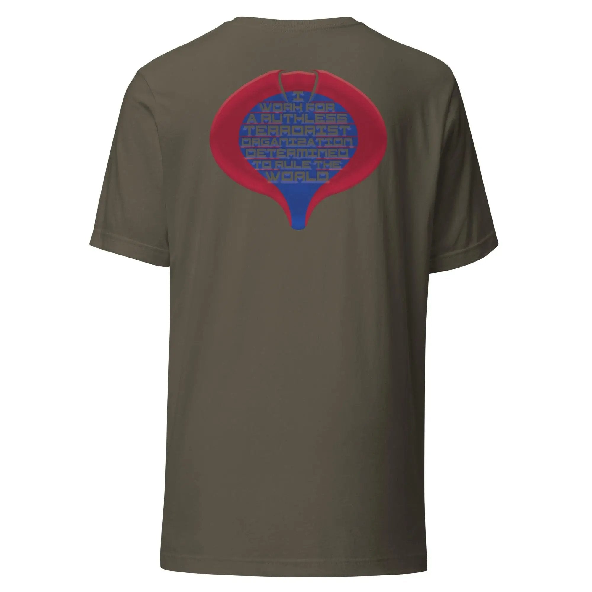 Cobra Work Shirt Unisex (Back) T-shirt VAWDesigns
