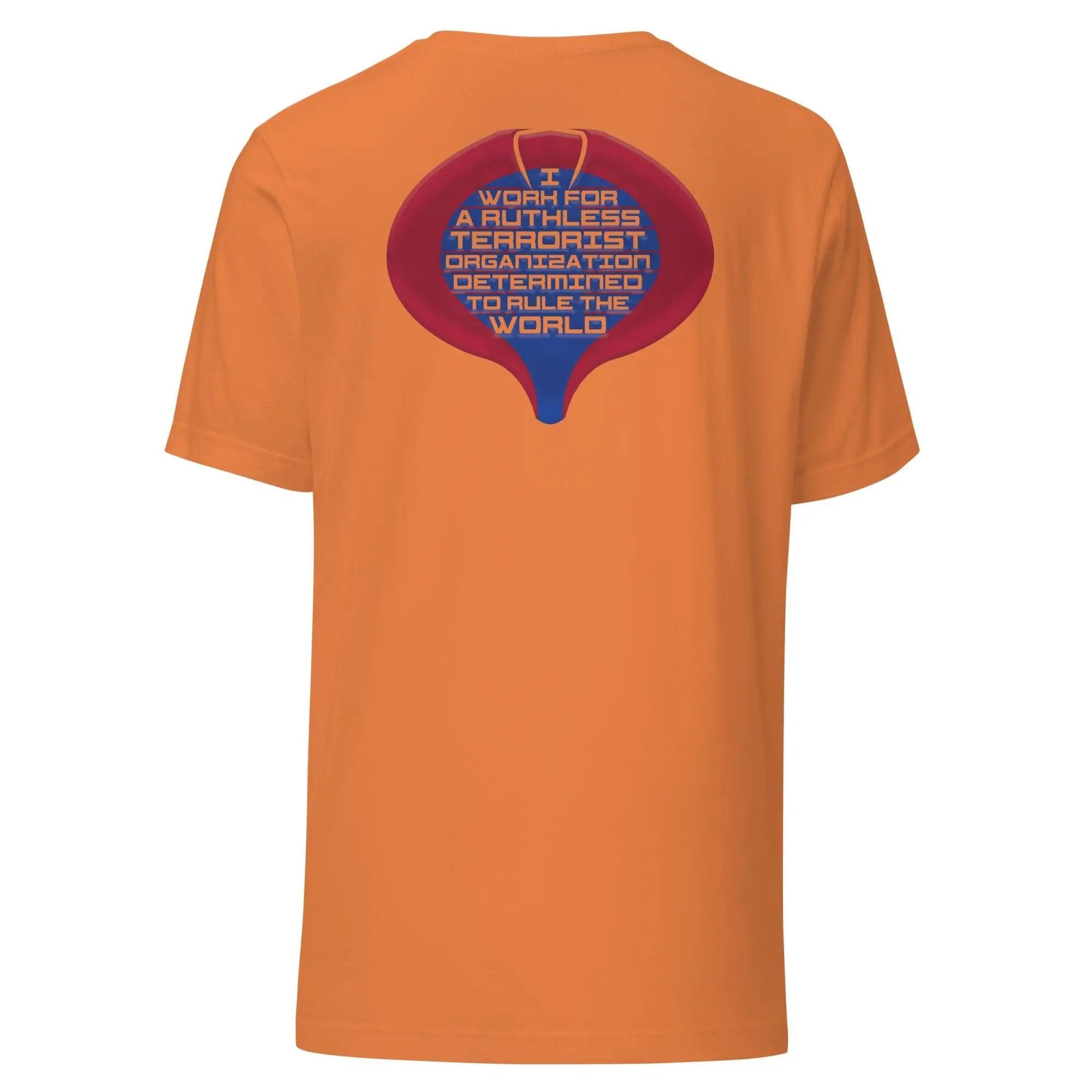 Cobra Work Shirt Unisex (Back) T-shirt VAWDesigns