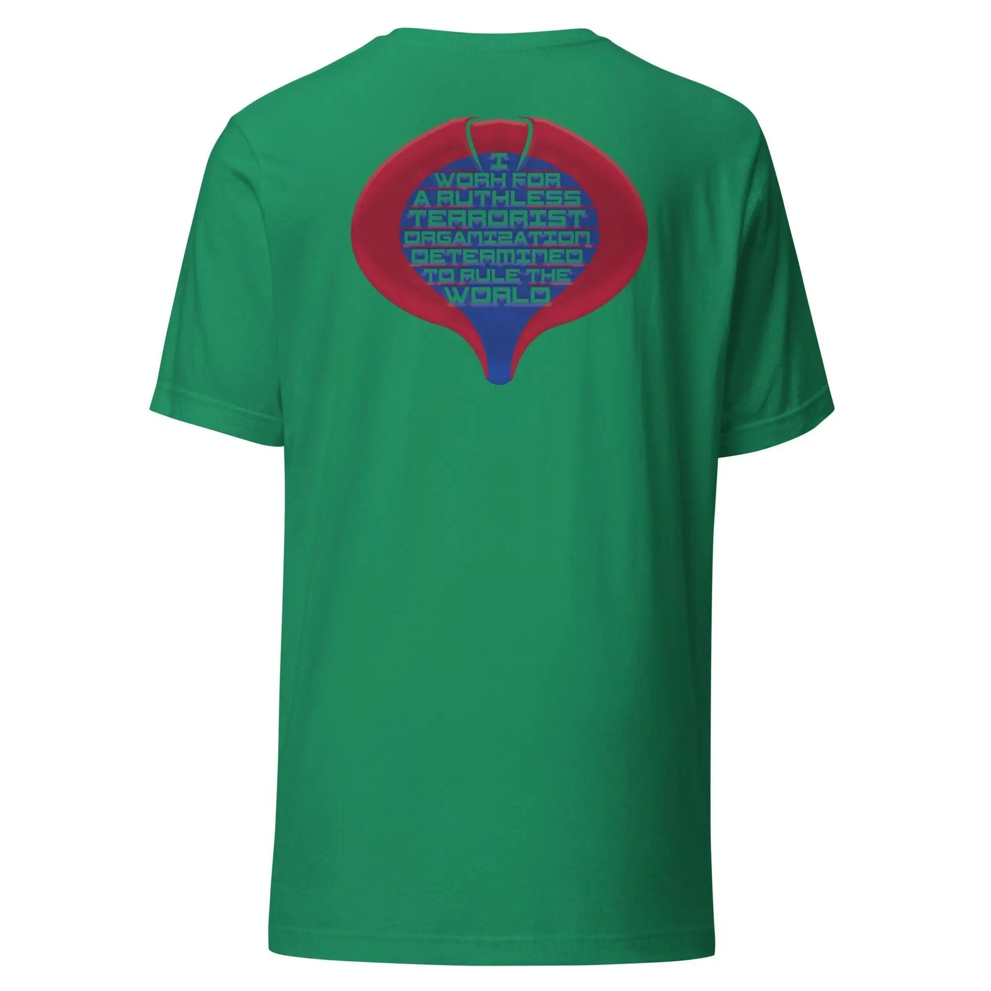 Cobra Work Shirt Unisex (Back) T-shirt VAWDesigns