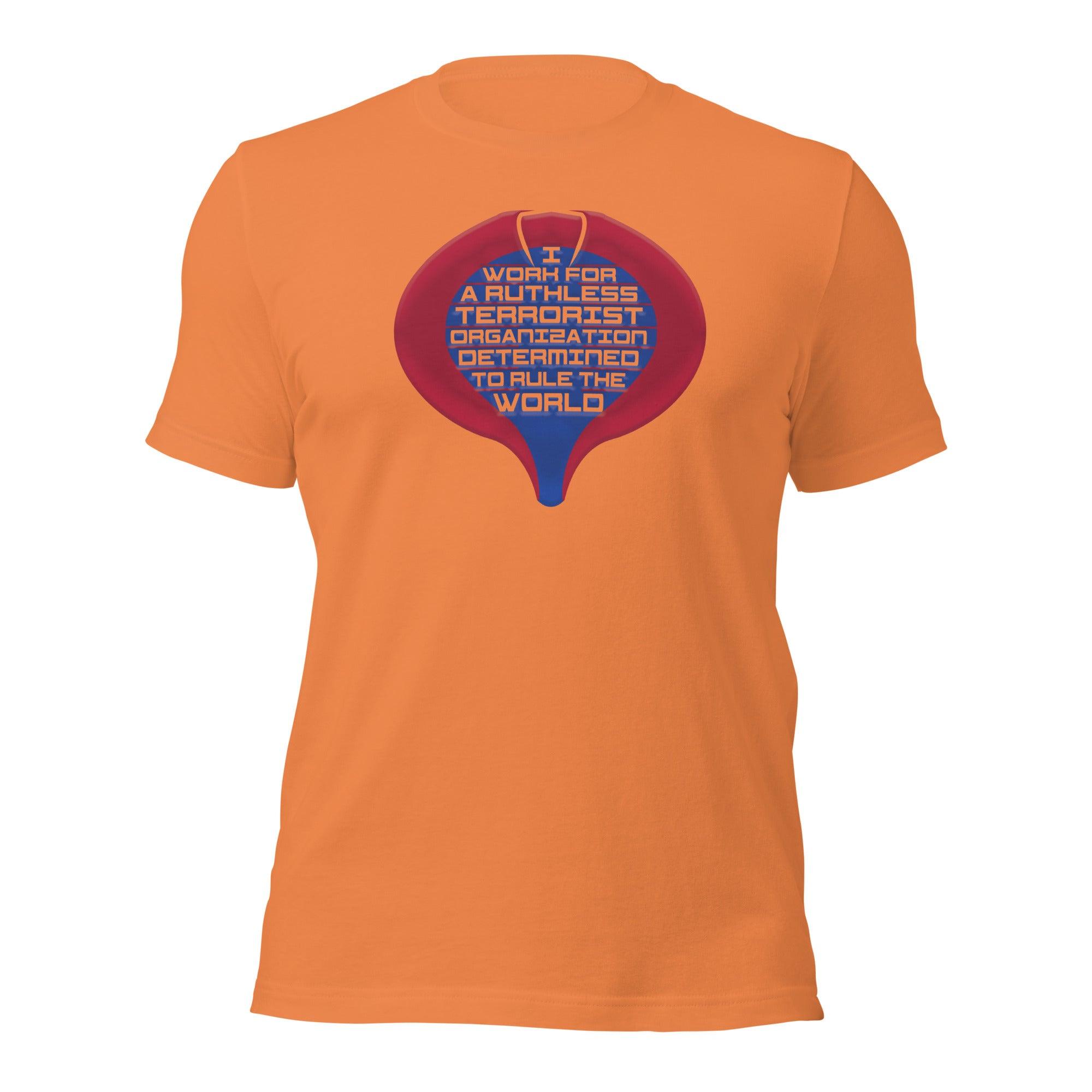 Cobra Work Shirt Unisex t-shirt VAWDesigns