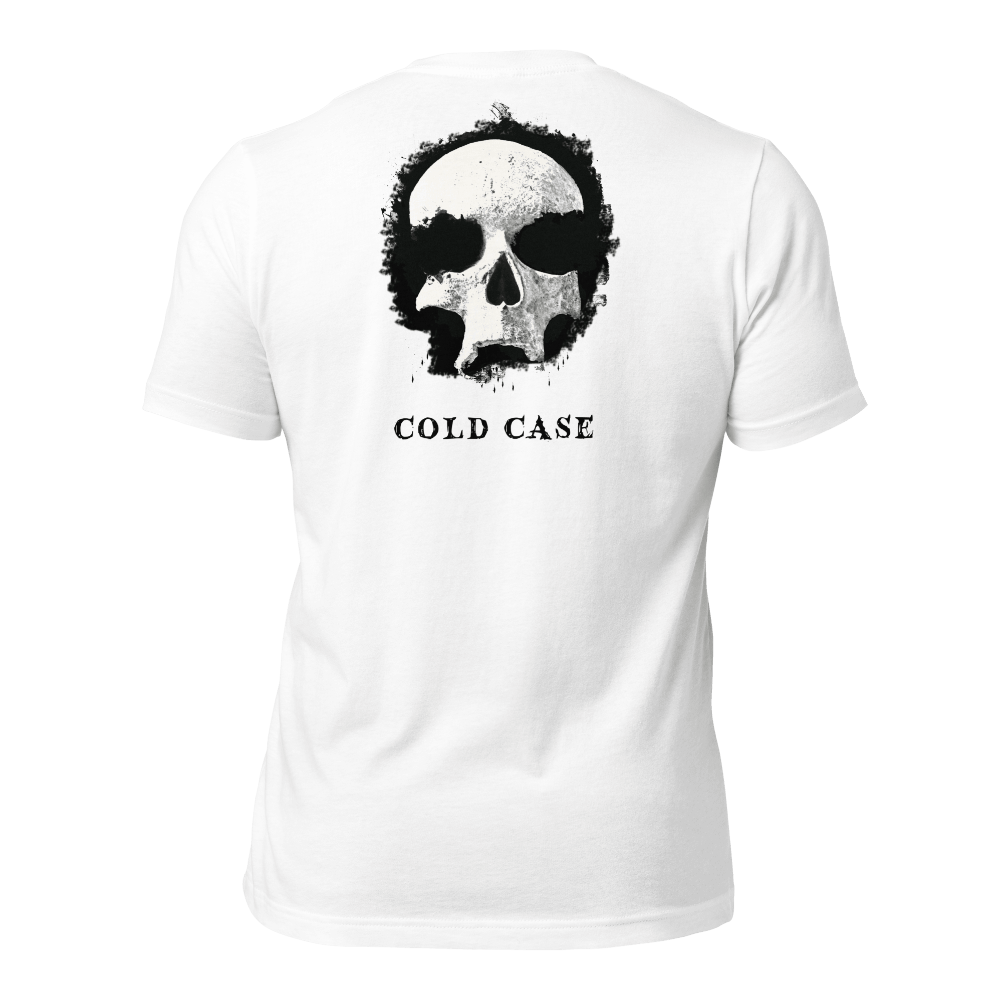Cold Case Unisex t-shirt (BACK) VAWDesigns