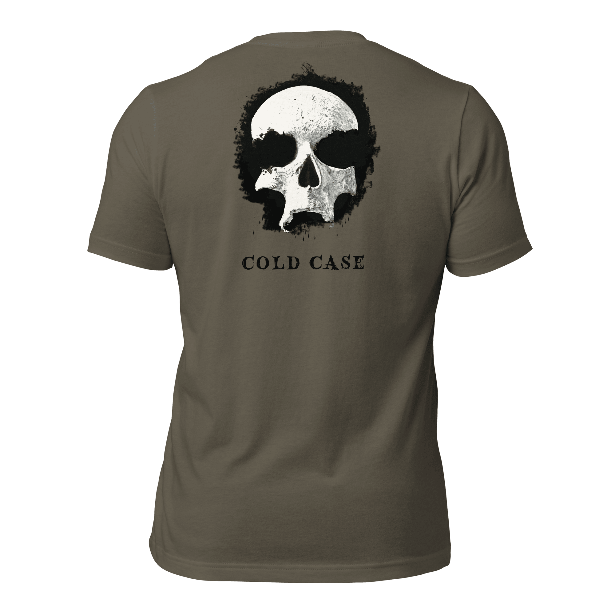 Cold Case Unisex t-shirt (BACK) VAWDesigns