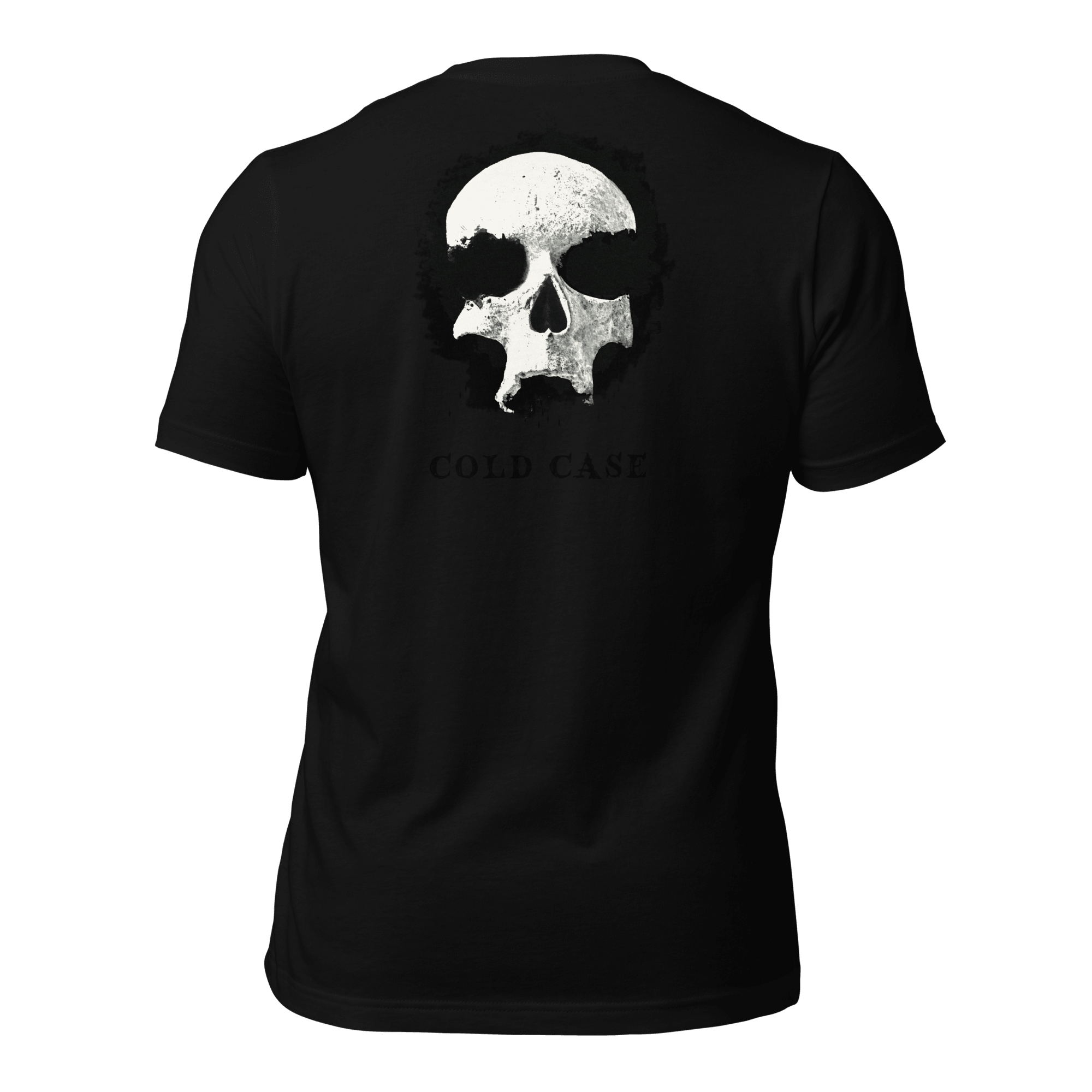 Cold Case Unisex t-shirt (BACK) VAWDesigns