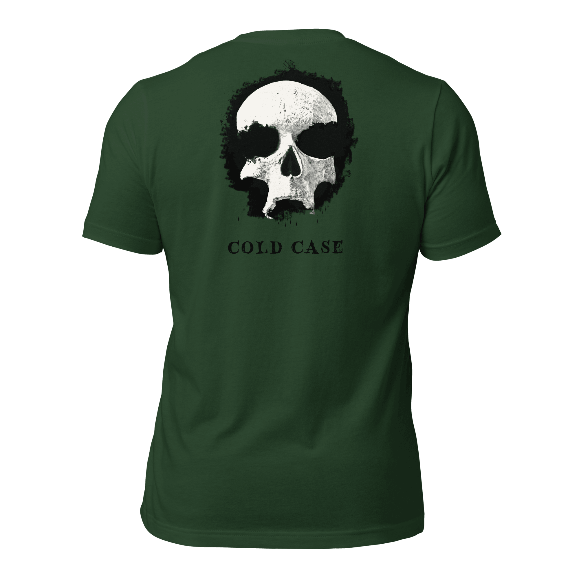 Cold Case Unisex t-shirt (BACK) VAWDesigns