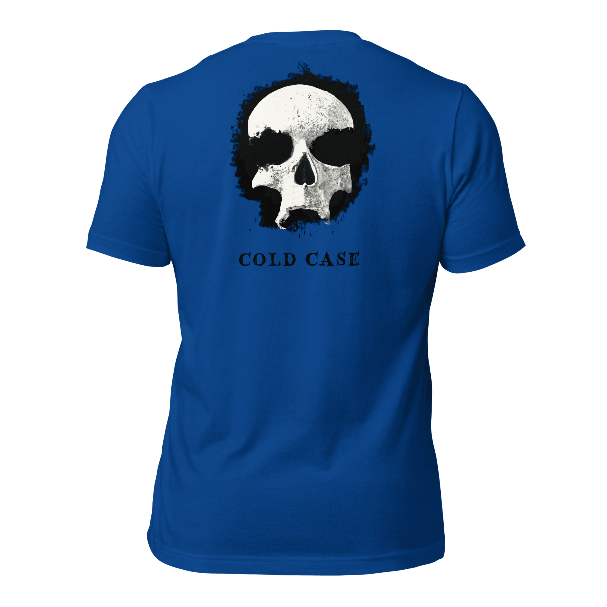 Cold Case Unisex t-shirt (BACK) VAWDesigns